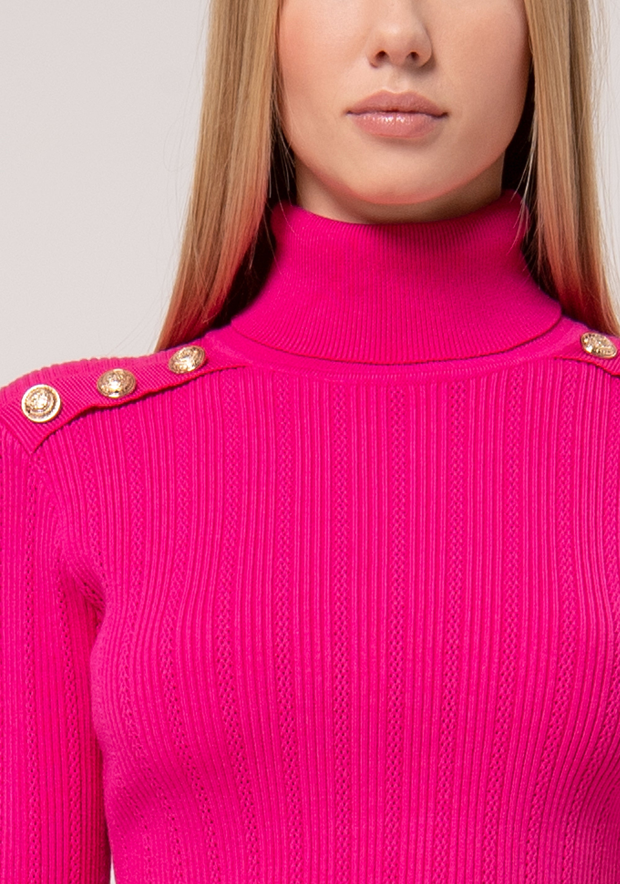 Knitwear slim fit with ribs Fracomina FR24WT7033K50401-148-2