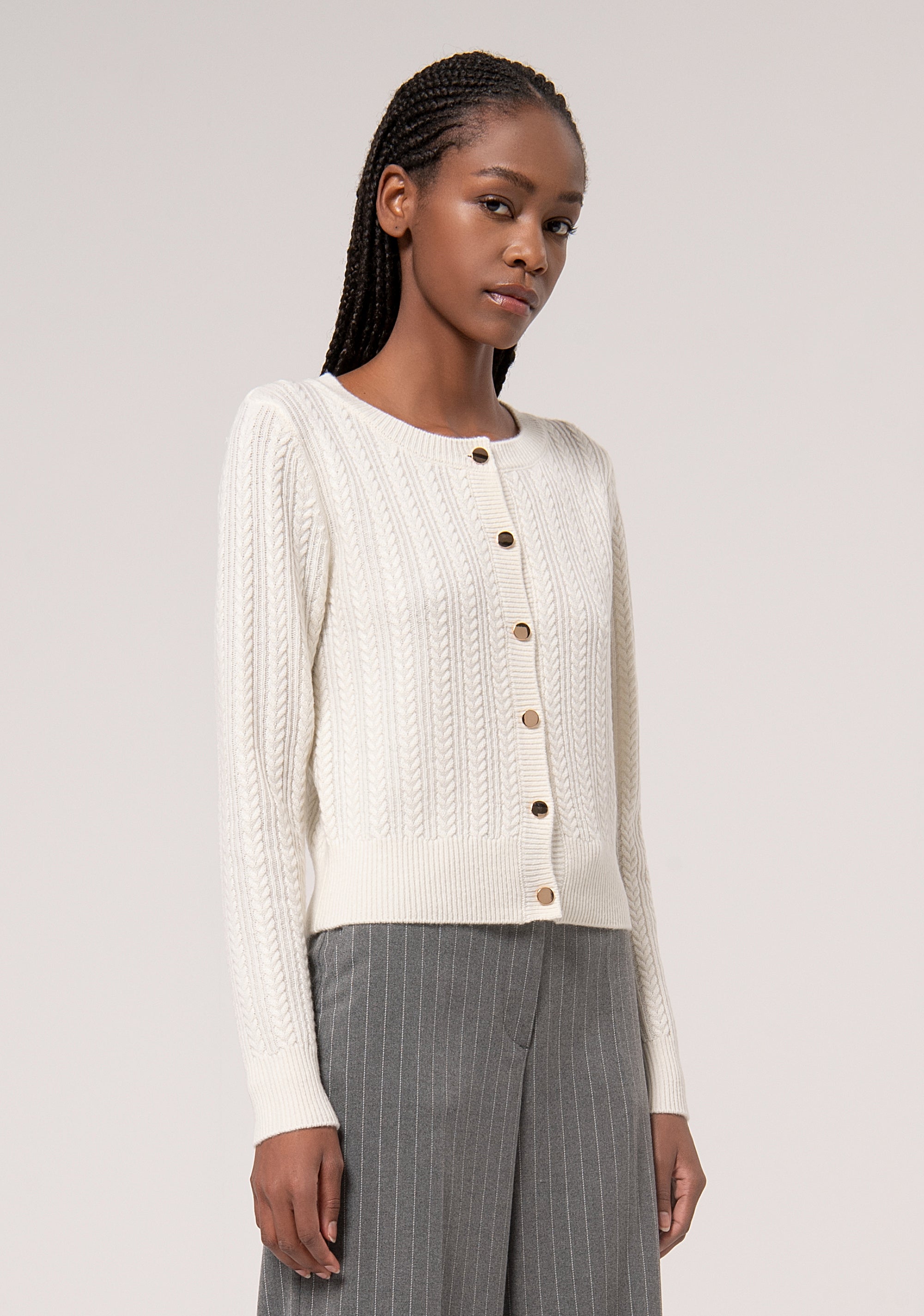 Cardigan regular fit with wool and cachemire Fracomina FR24WT8016K53201-108-3