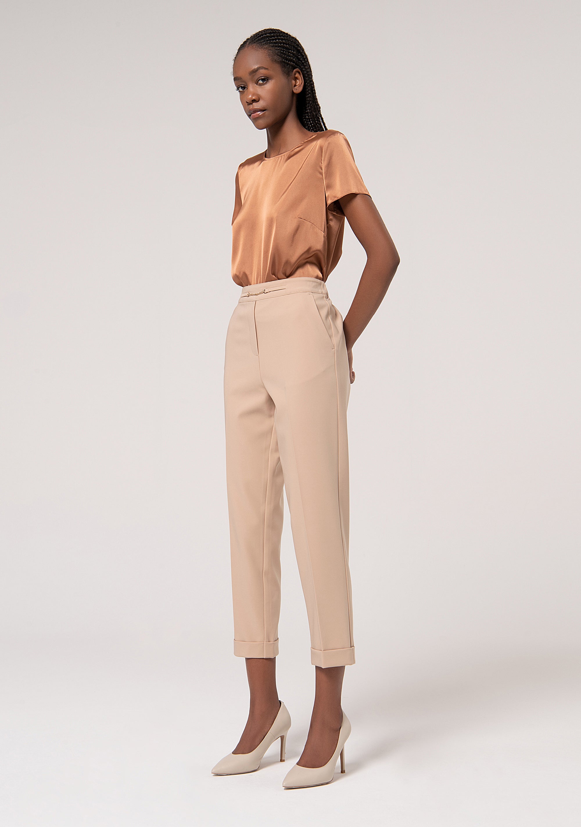 Pant regular fit made in stretch fabric Fracomina FR24WV2002W42901-L20-3_489bd494-ffb1-4ee5-bf7a-fd3996ea0cba