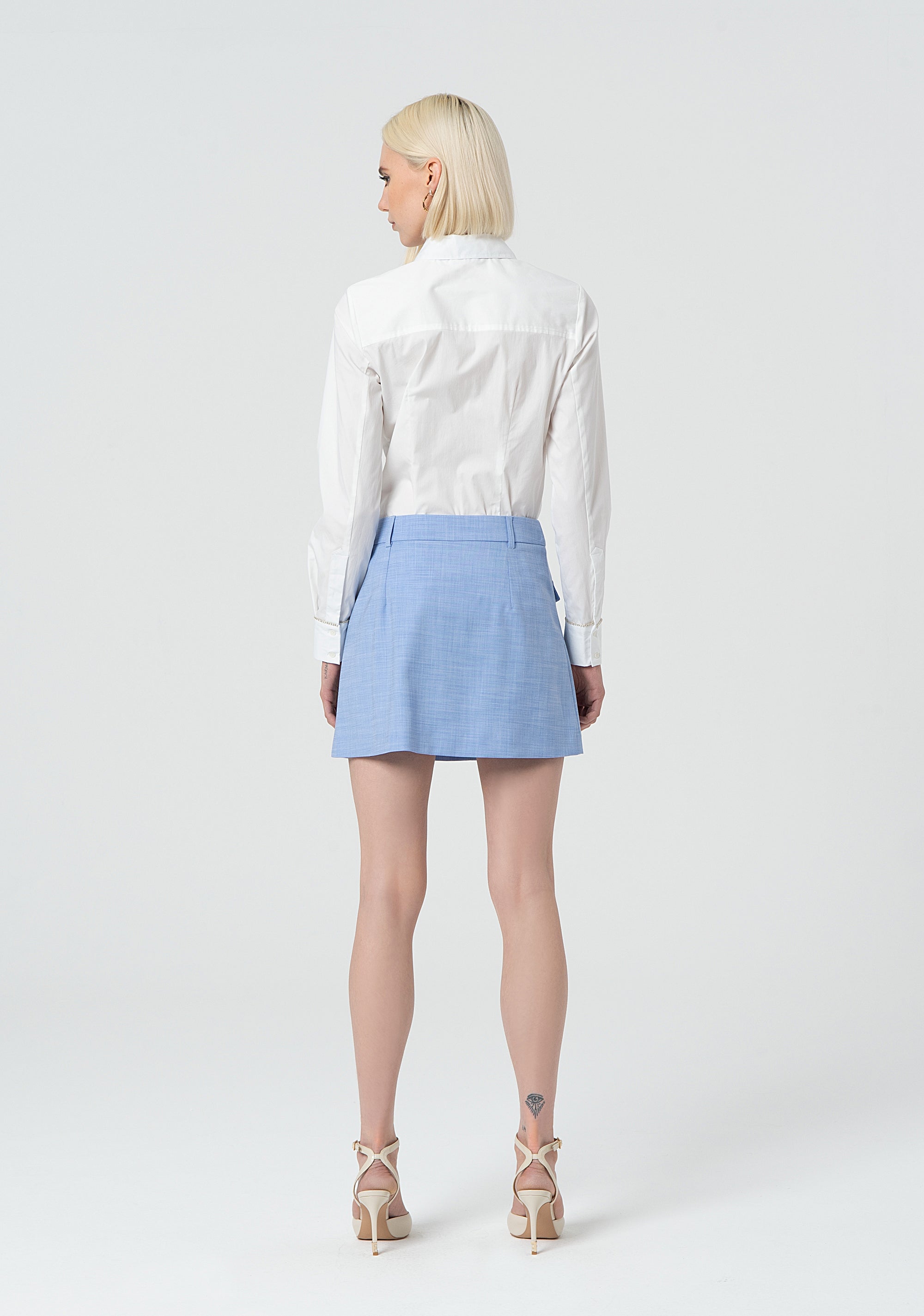 Mini flared skirt Fracomina FR25SG1001W76801-T12-4