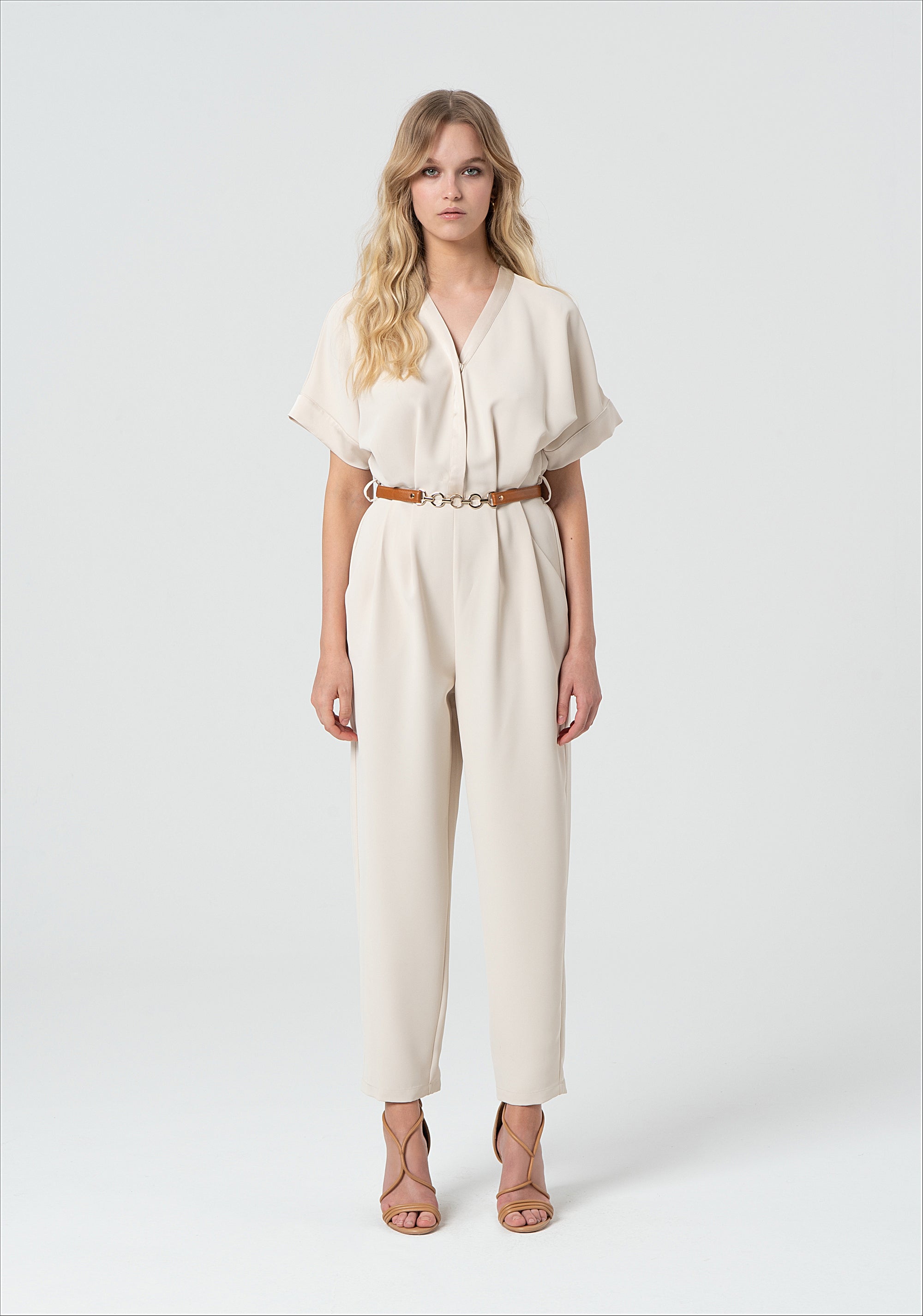Overall regular fit with paired belt Fracomina FR25SO2004W47601-108-1