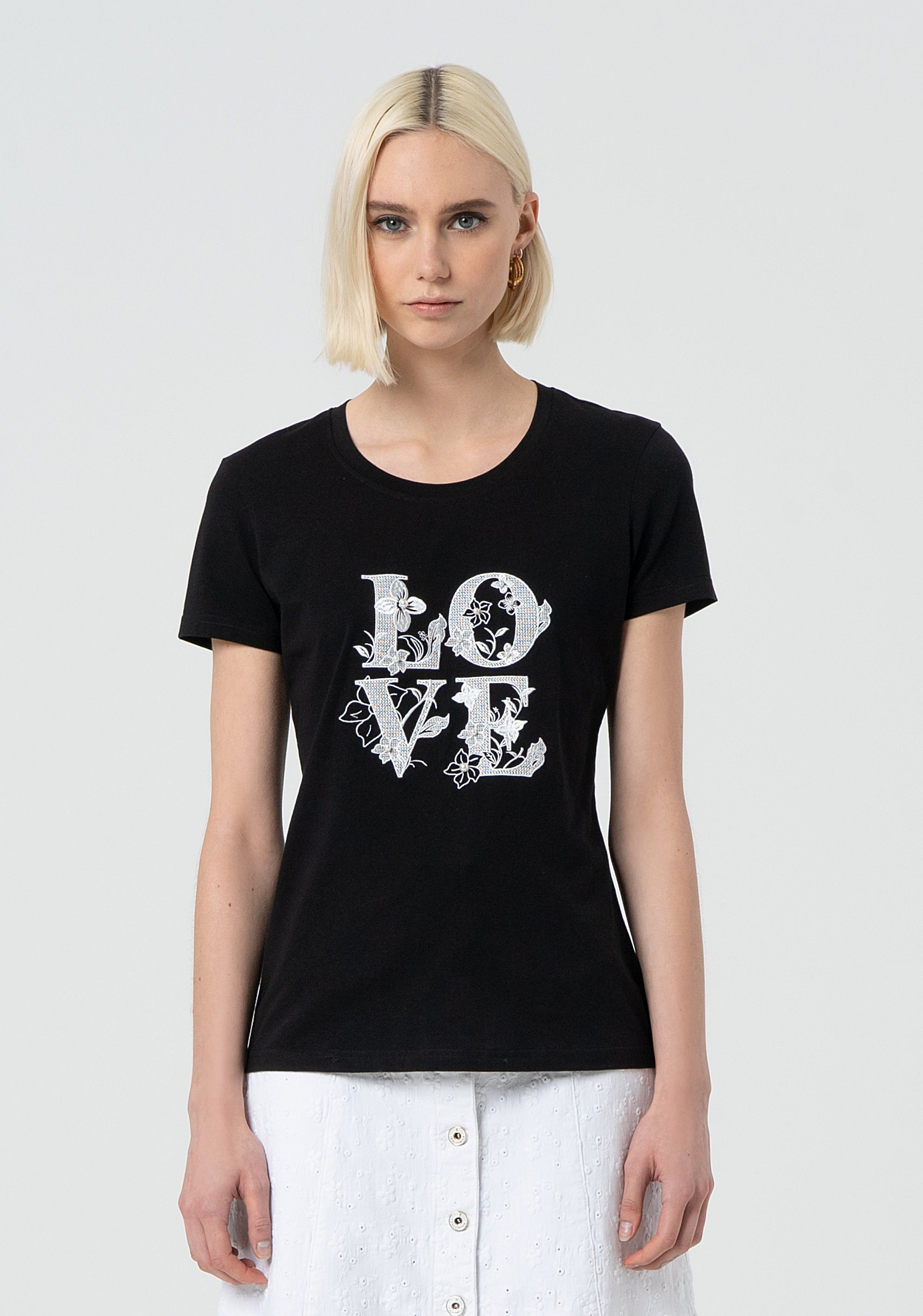T-shirt regular fit made in cotton jersey Fracomina FR25ST3004J401N5-053-1