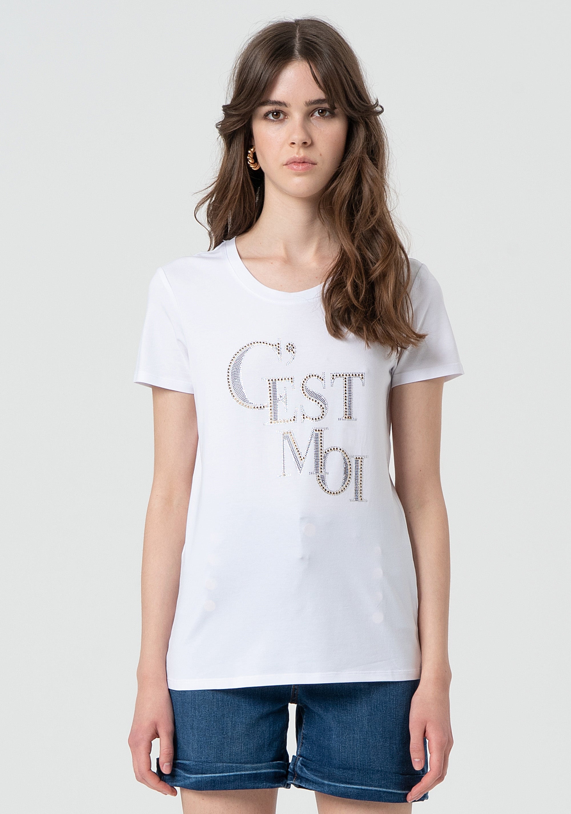 T-shirt regular fit made in cotton jersey Fracomina FR25ST3004J44908-278