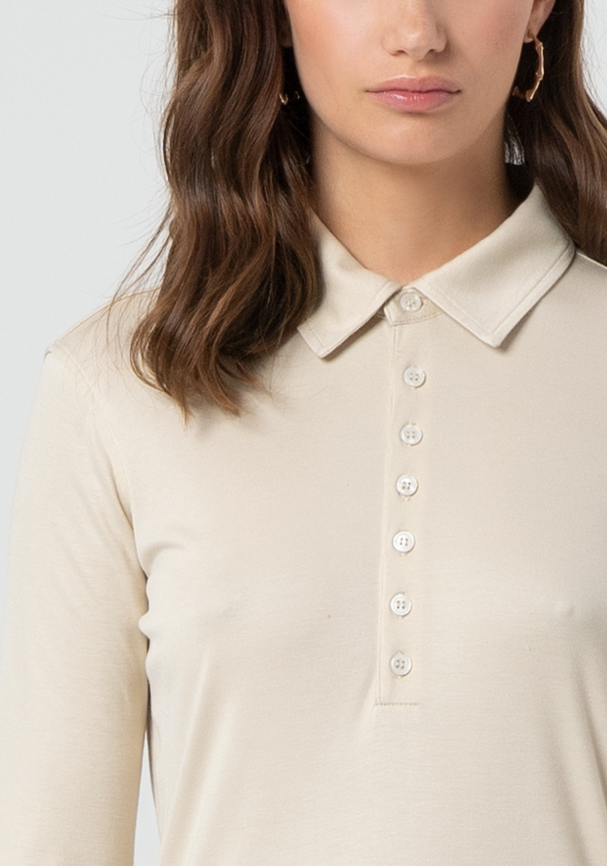 Polo regular fit made in jersey with silk Fracomina FR25ST3017J47801-108-2