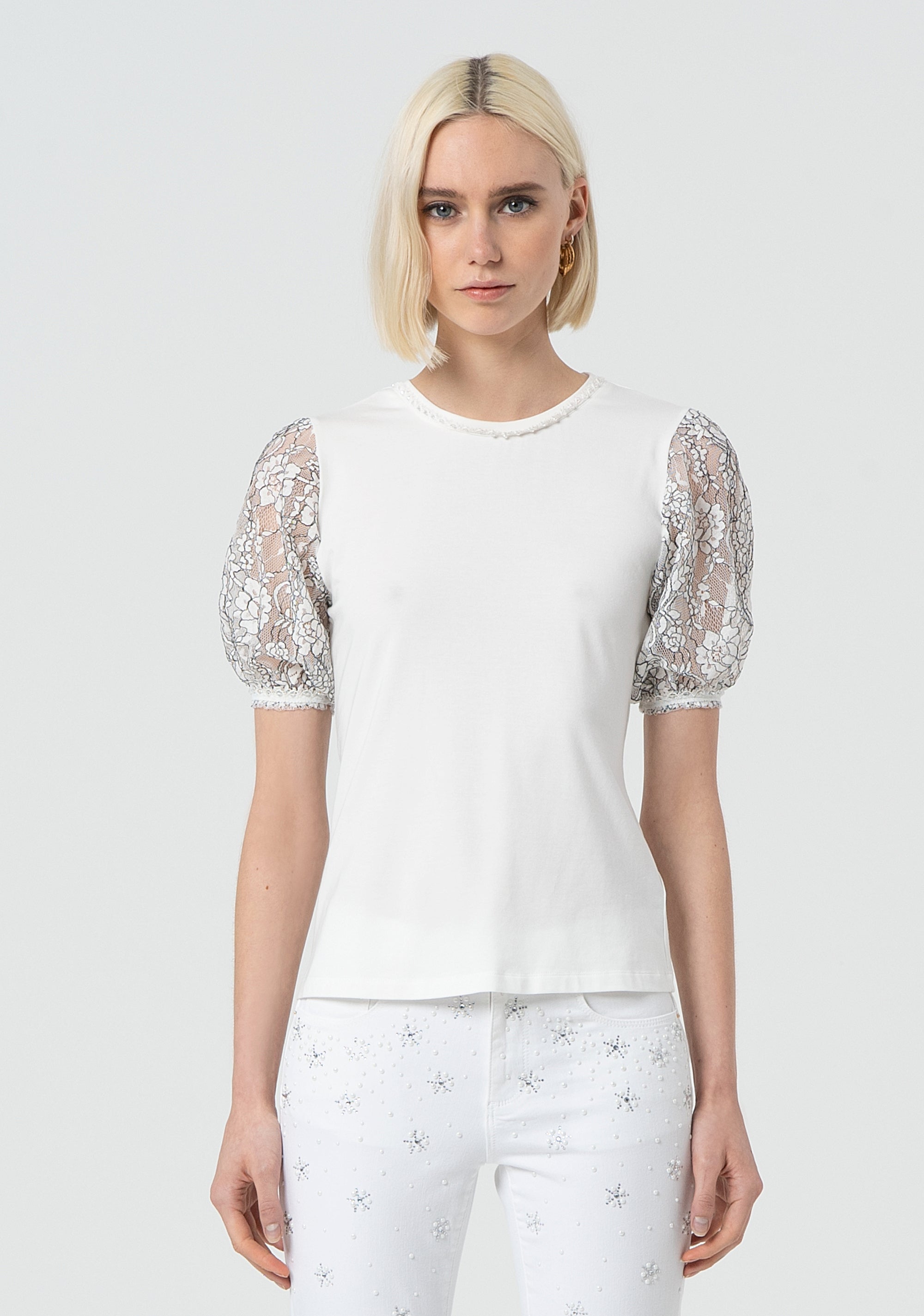 T-shirt regular fit made in jersey Fracomina FR25ST3027J449G1-278-1