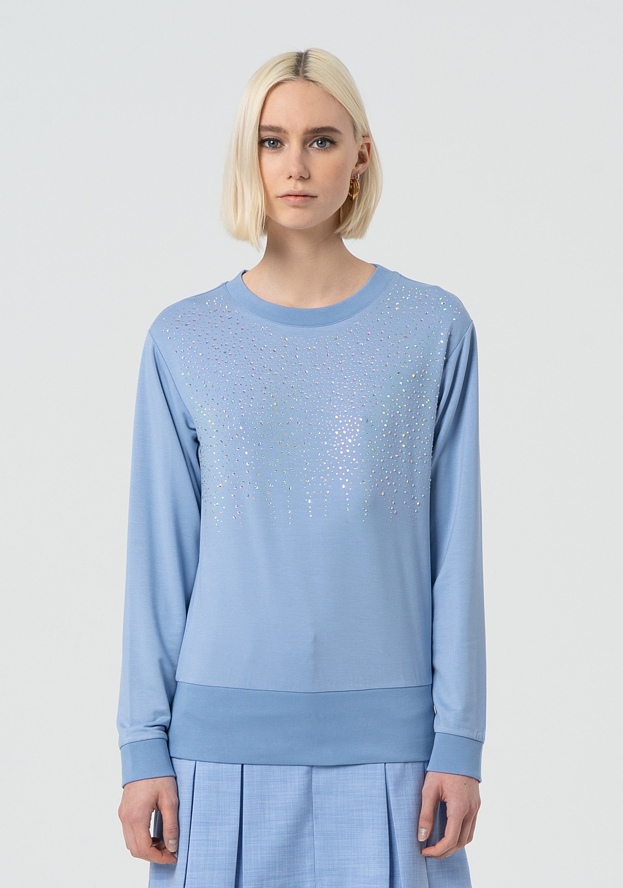 Sweater regular fit with round neck Fracomina FR25ST9005F450R9-252-1
