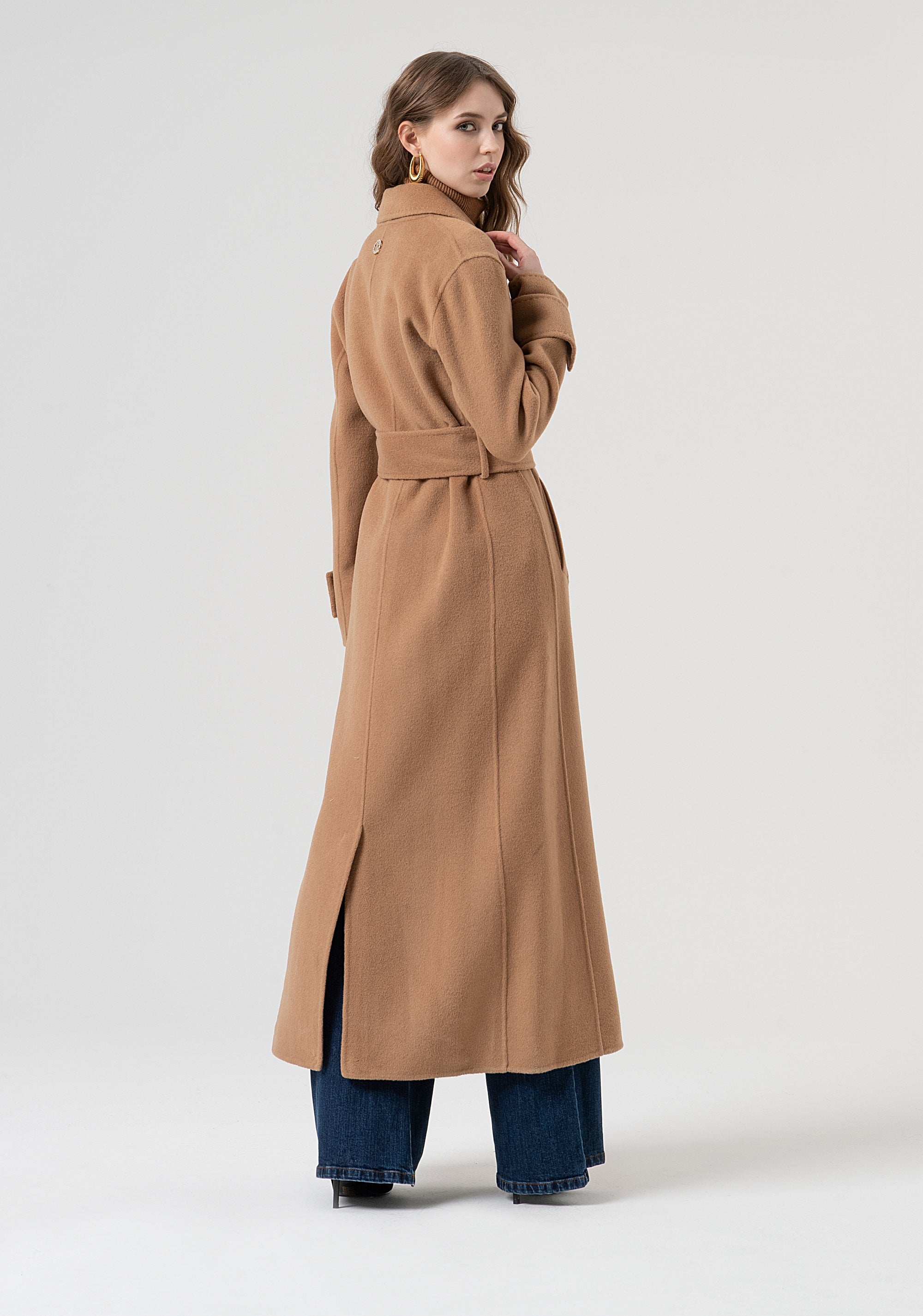 Coat regular fit with wool Fracomina FR25WC1001W80201-093-4