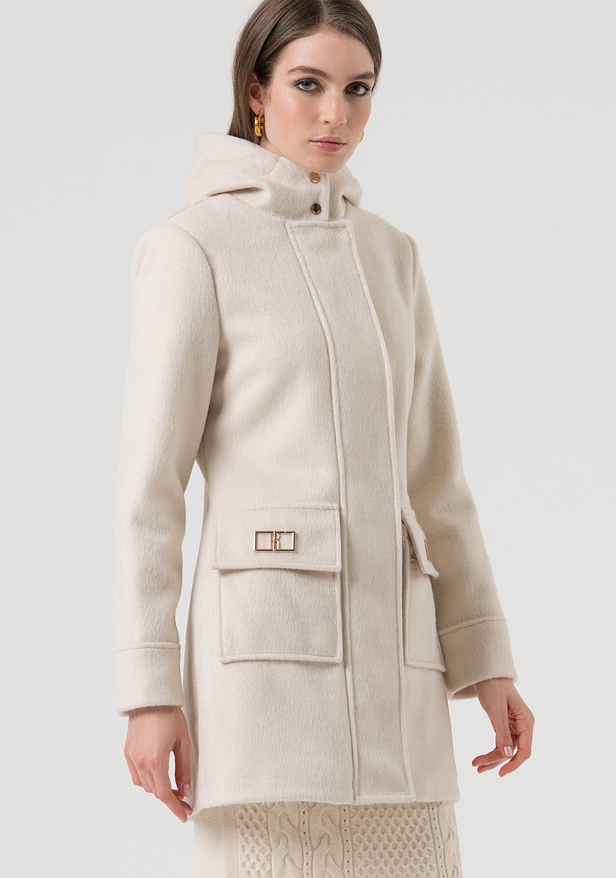 Montgomery regular fit with wool Fracomina FR25WC1007W57901-508-2