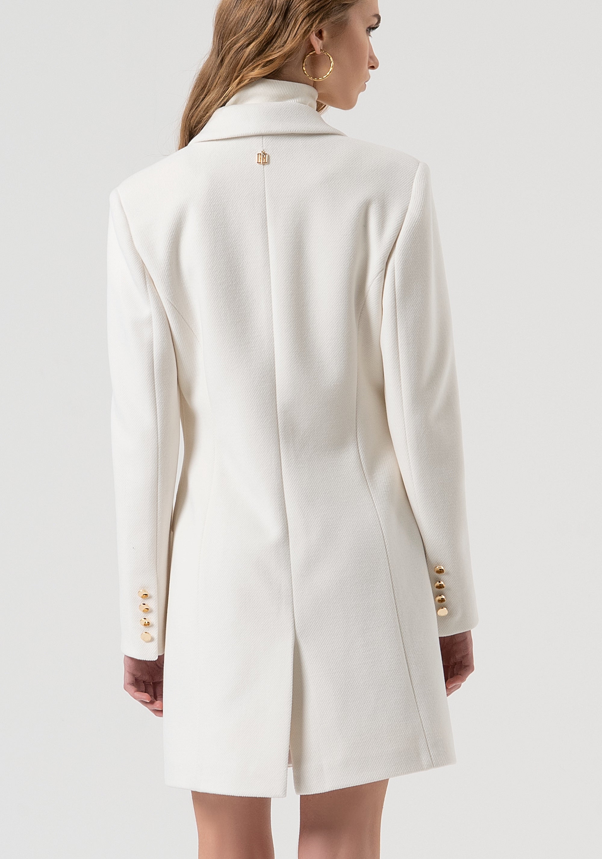 Coat slim fit single breasted Fracomina FR25WC1010W48601-108-3
