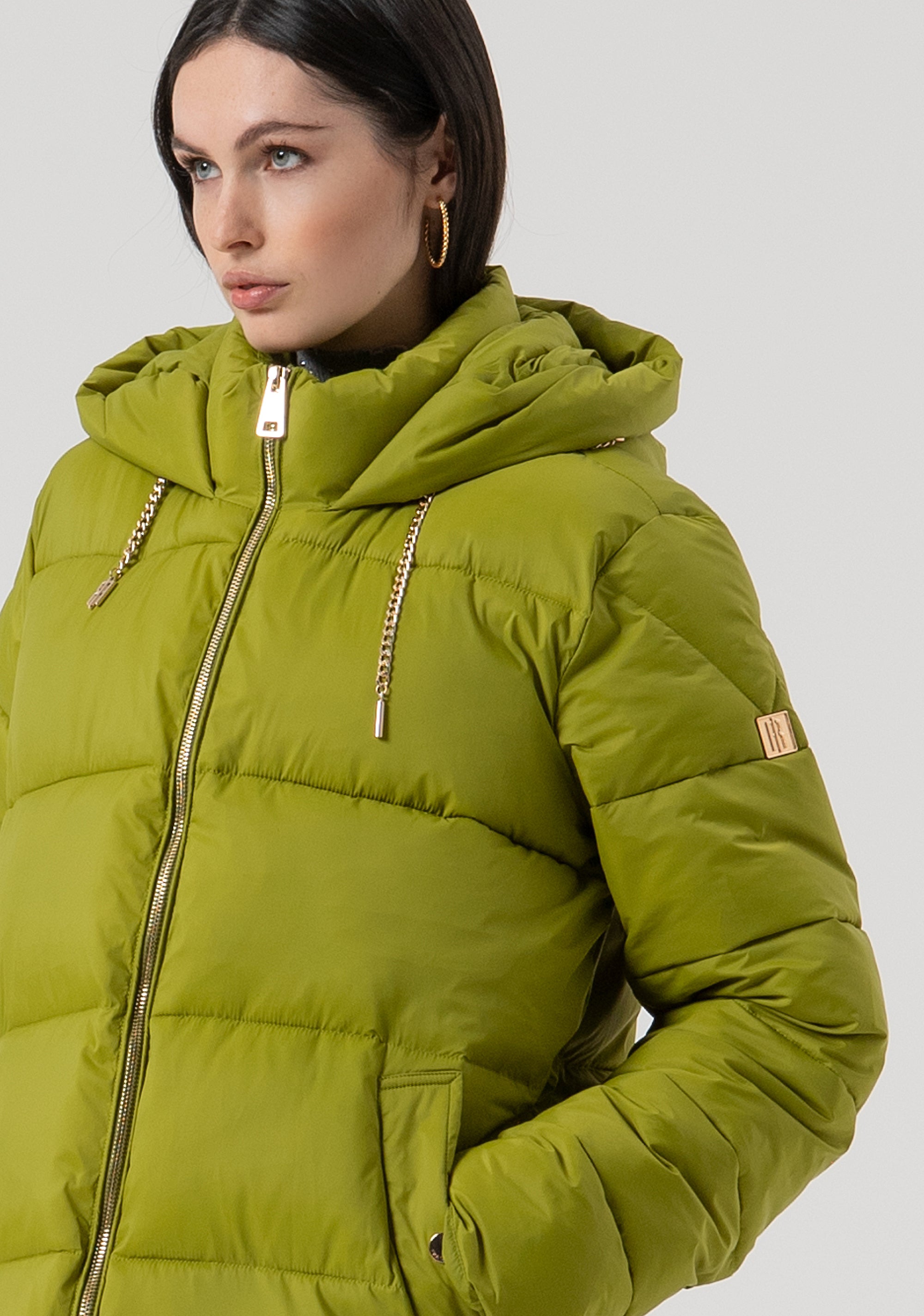 Long padded jacket regular fit Fracomina FR25WC3001O42301-813-2