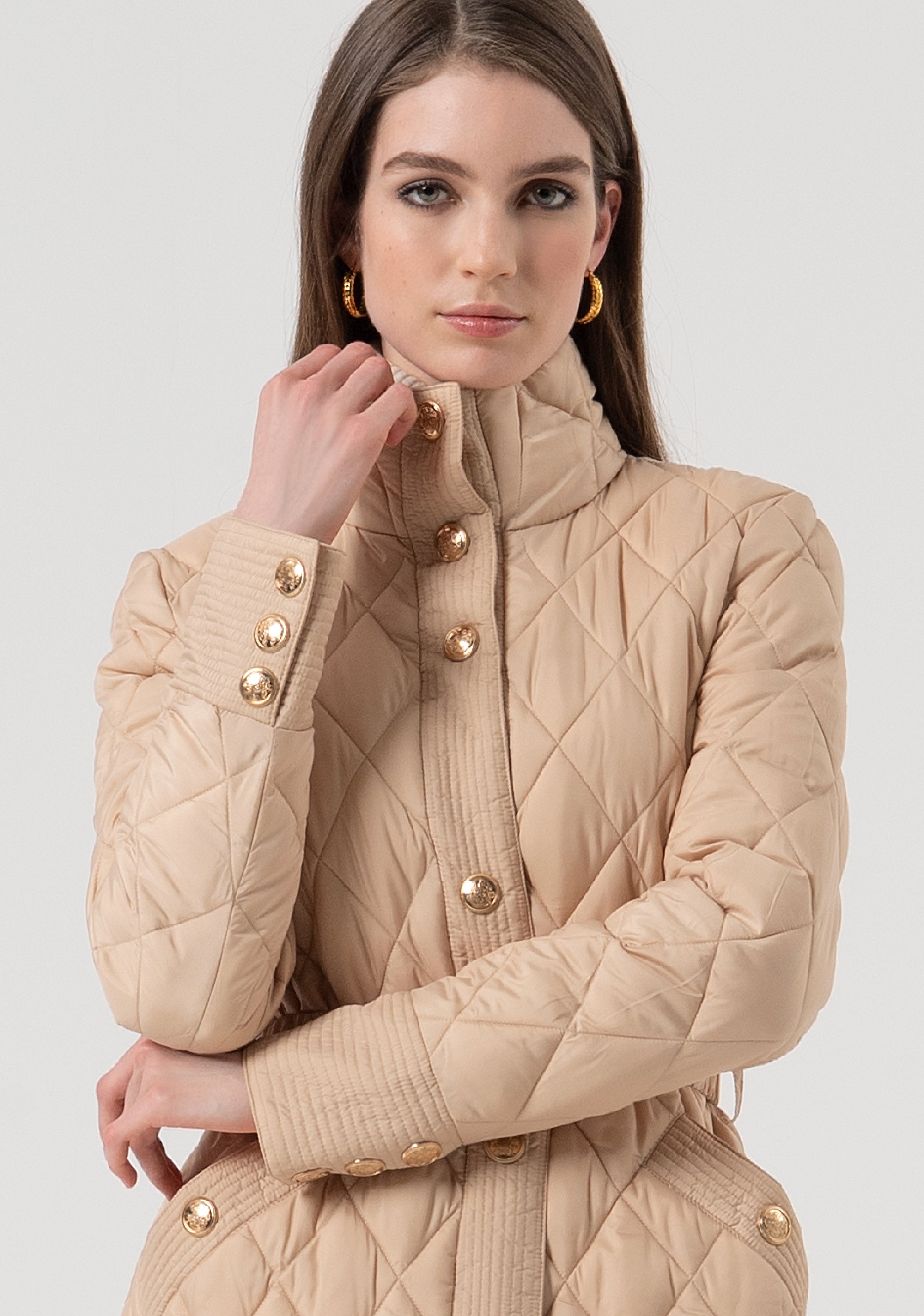 Padded jacket regular fit Fracomina FR25WC3004O45301-L20-2