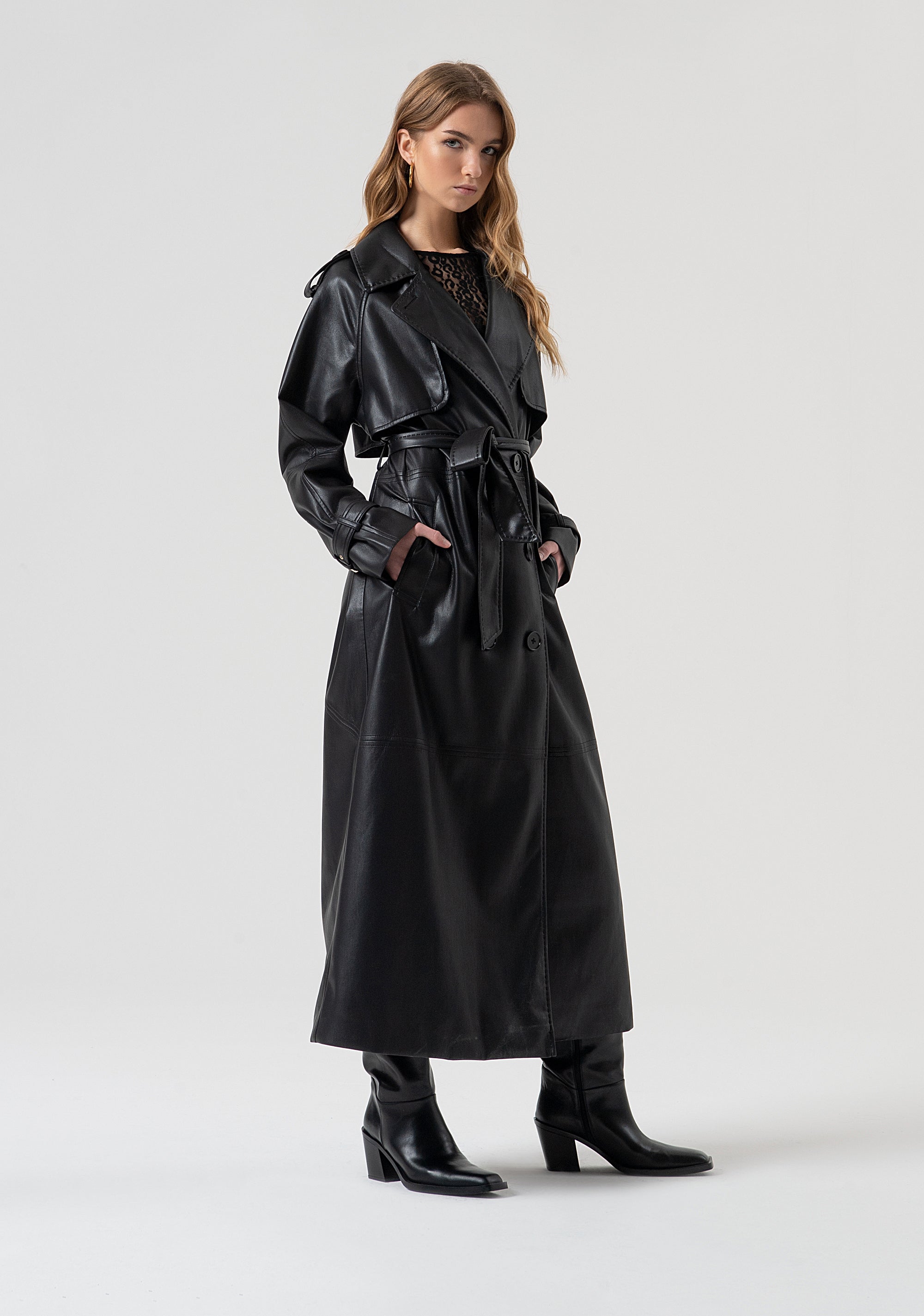 Long trench over fit Fracomina FR25WC7001P41101-053-3