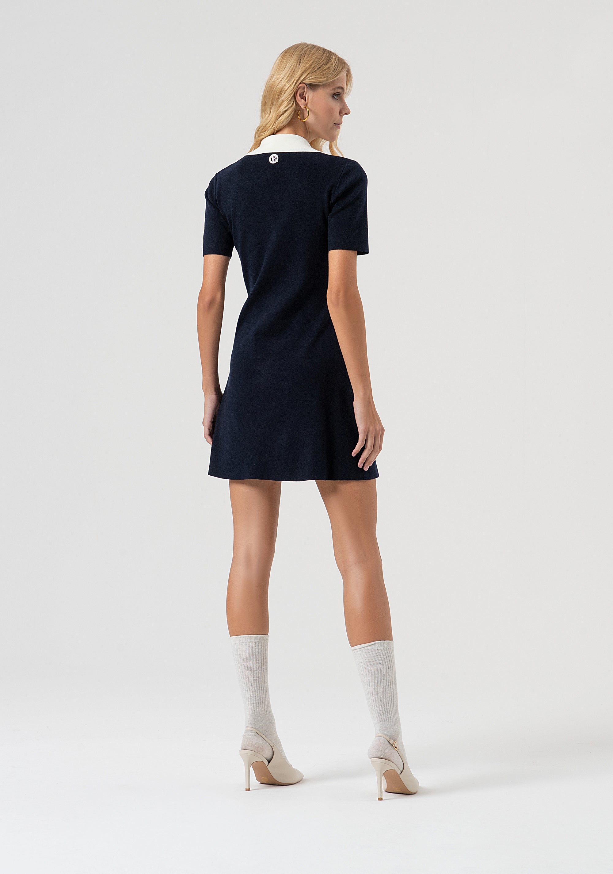 Mini knitted dress regular fit Fracomina FR25WD5010K45601-968-4