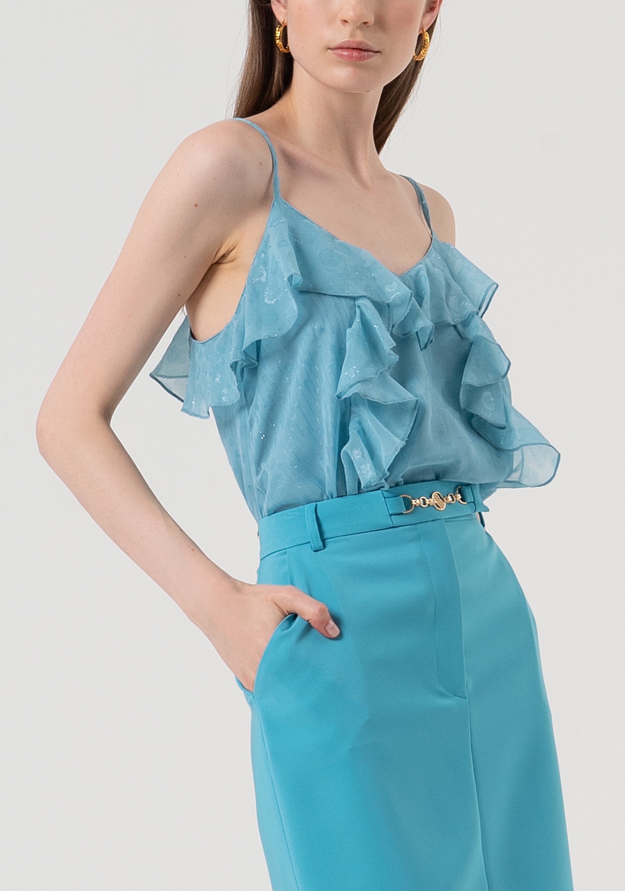 Sheath skirt slim fit middle length Fracomina FR25WG2012W42901-T57-2