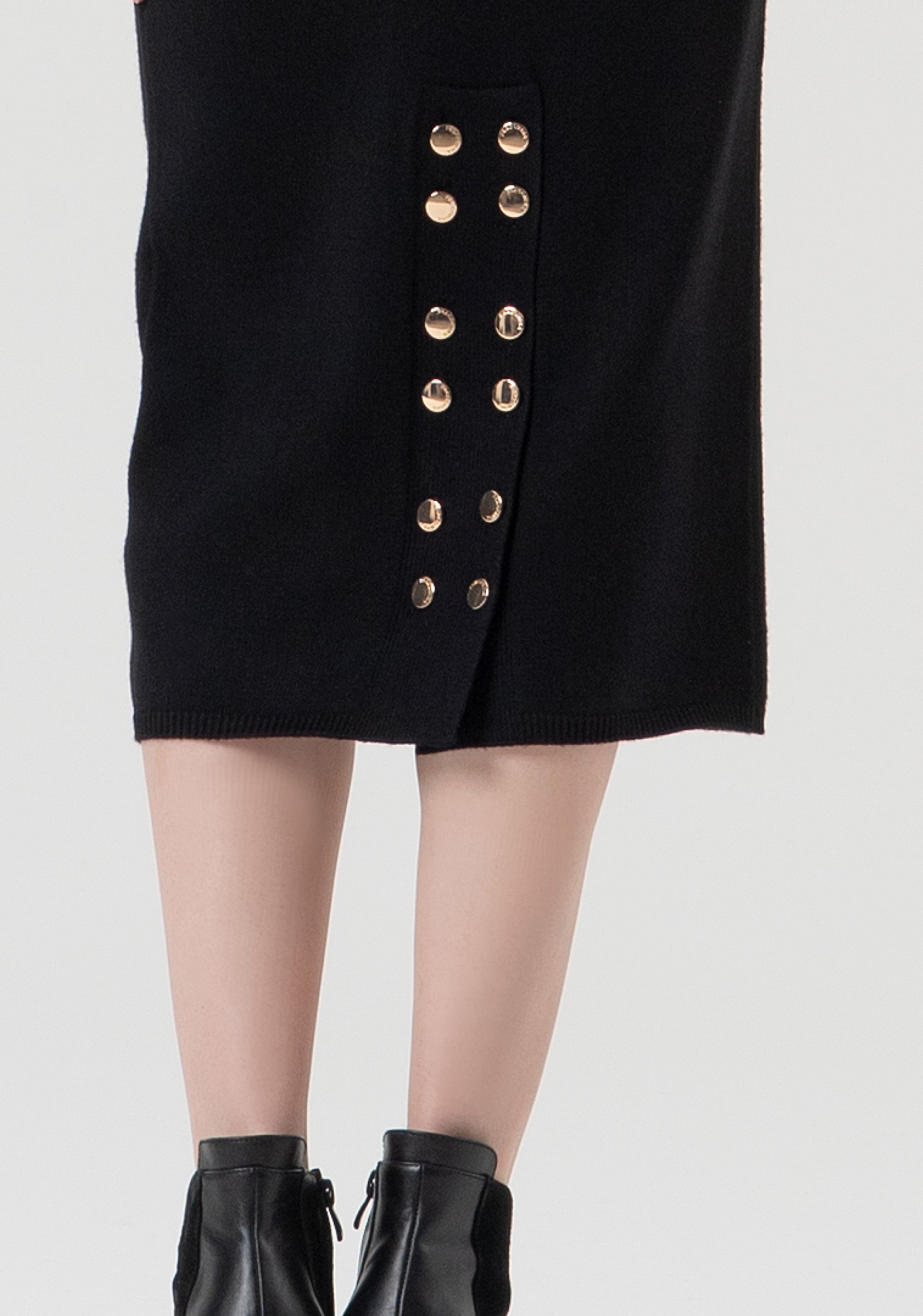 Knitted skirt slim fit middle length Fracomina FR25WG4004K55601-053-2