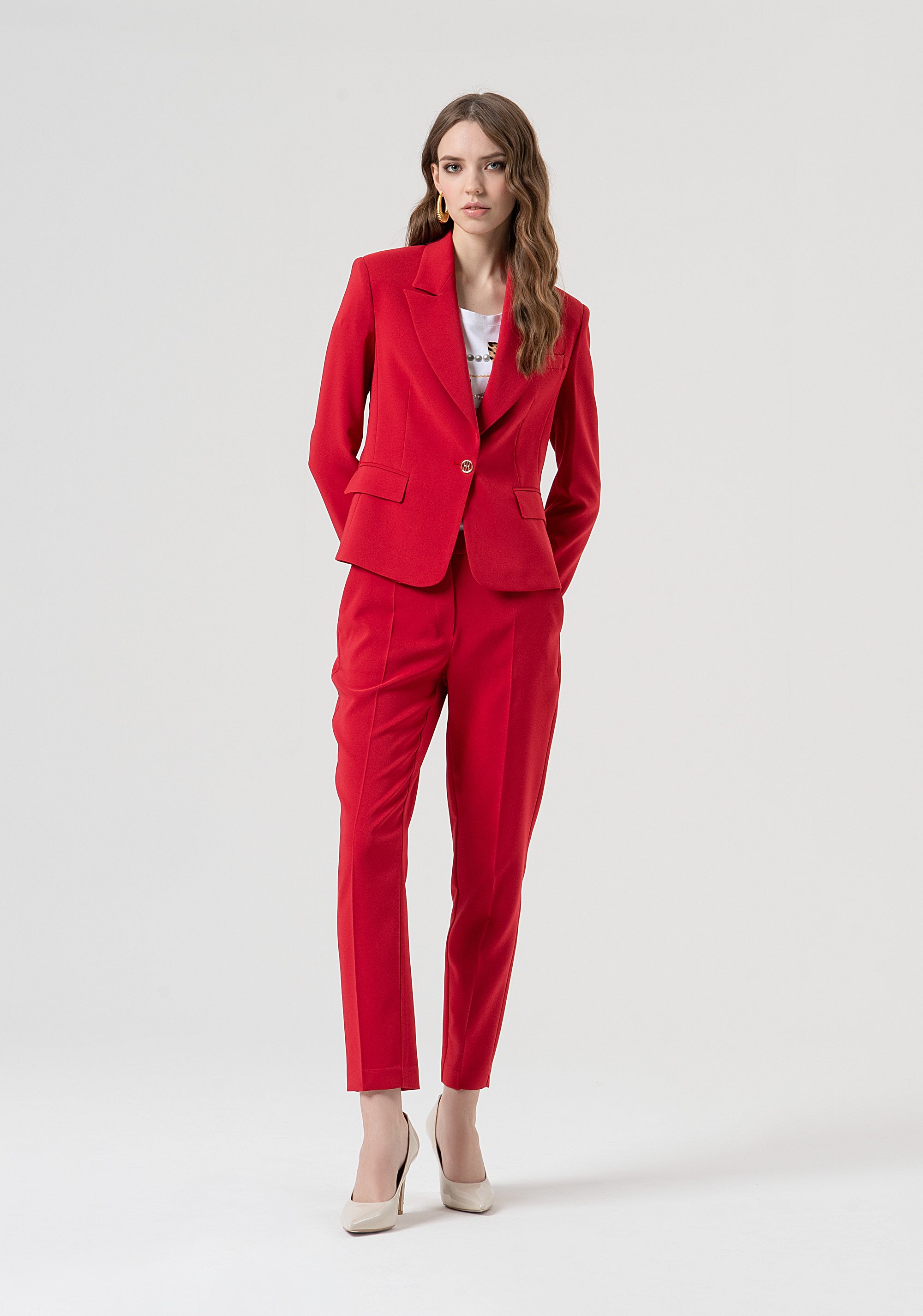 Blazer jacket regular fit single breasted Fracomina FR25WJ1001W42901-T51-2