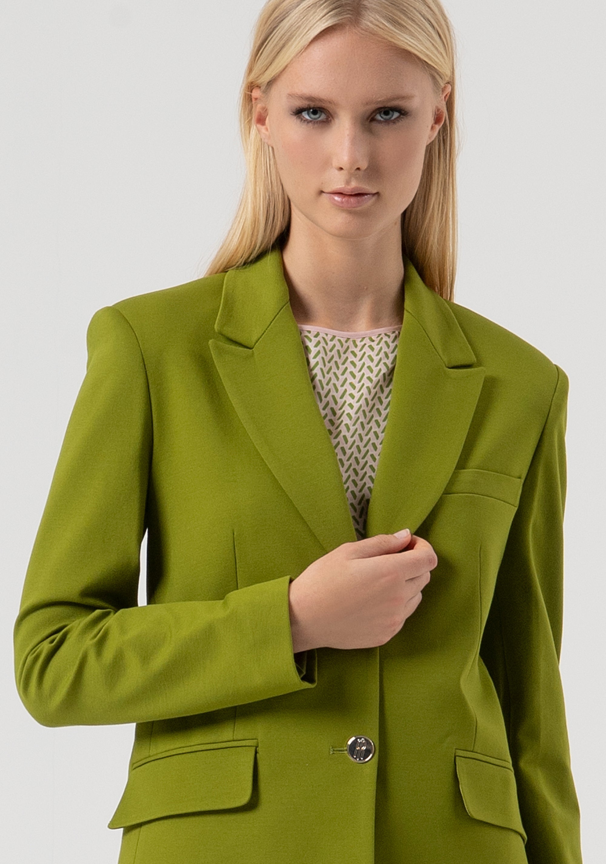 Blazer jacket regular fit single breasted Fracomina FR25WJ3015W72701-813-2
