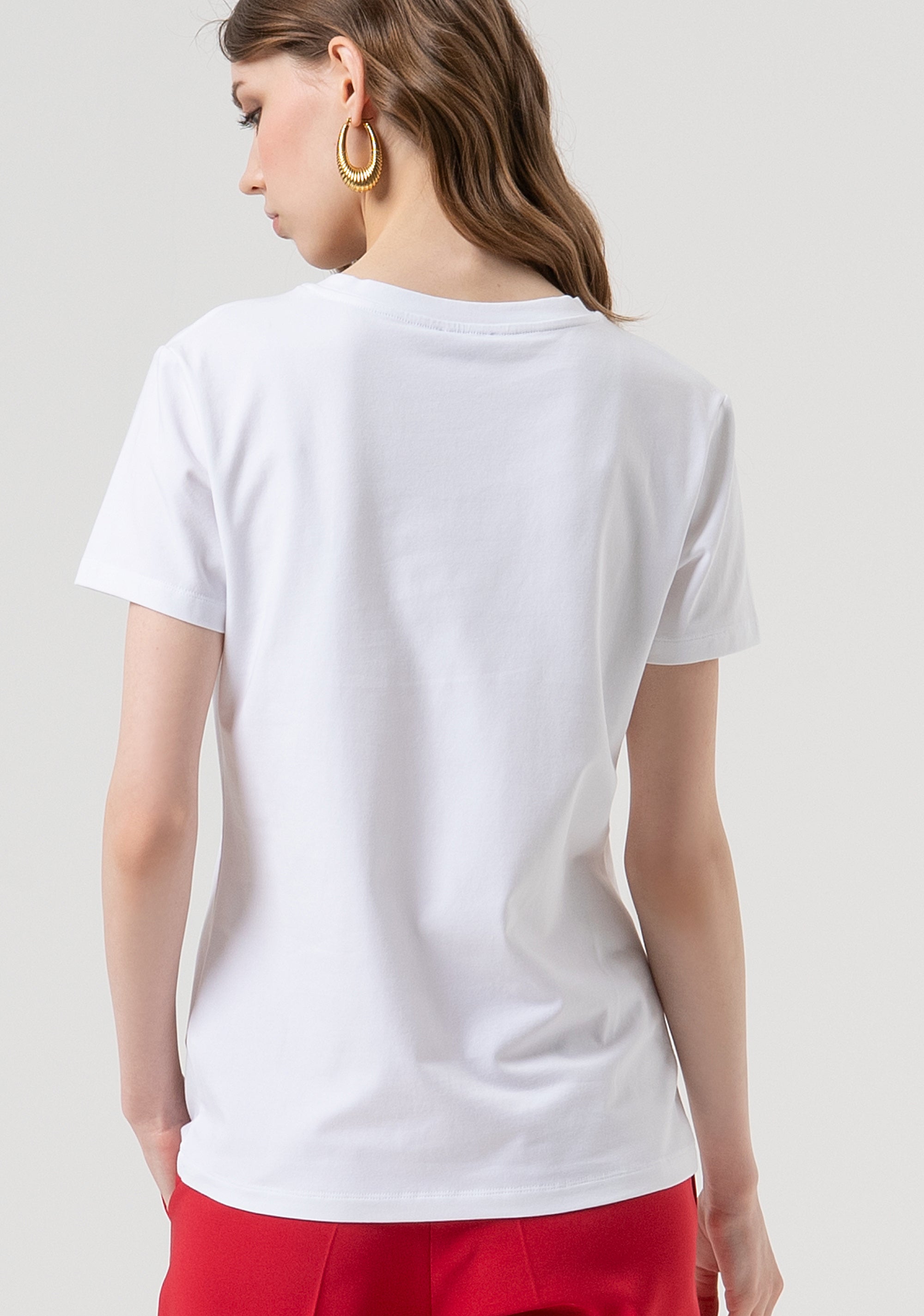 T-shirt regular fit made in cotton jersey Fracomina FR25WT3004J40108-278-4