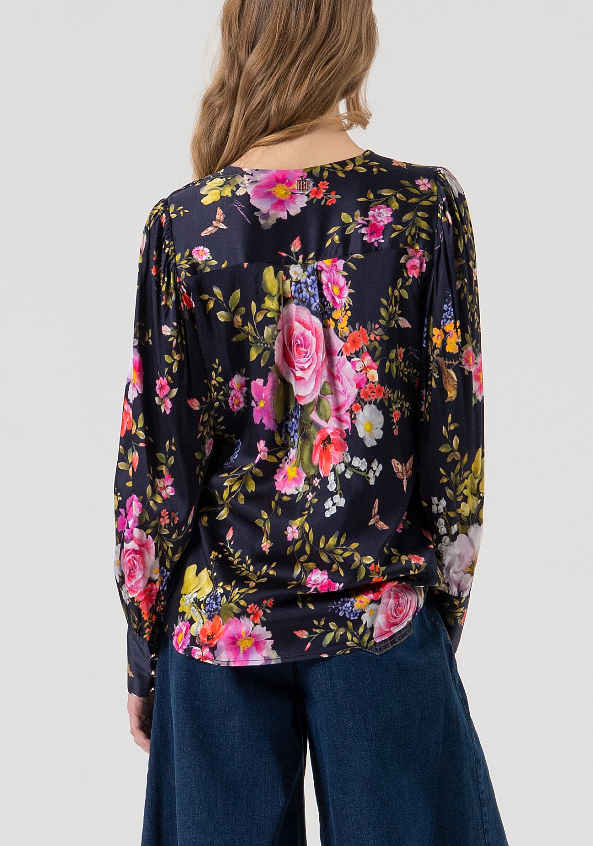 Shirt regular fit with flowery pattern Fracomina FR25WT6013W584K2-117-4