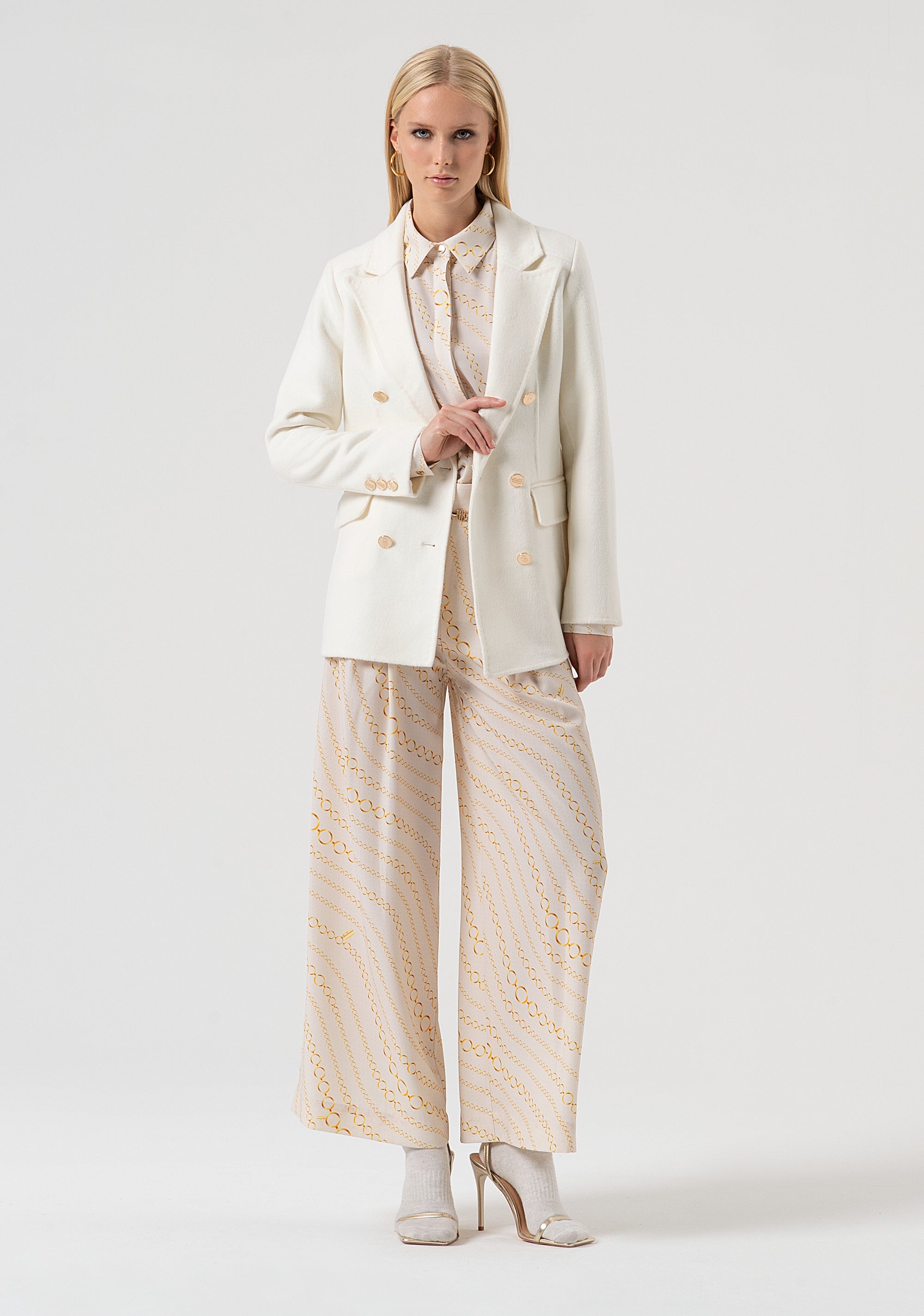 Shirt regular fit with geometric pattern Fracomina FR25WT6015W428R8-508-4