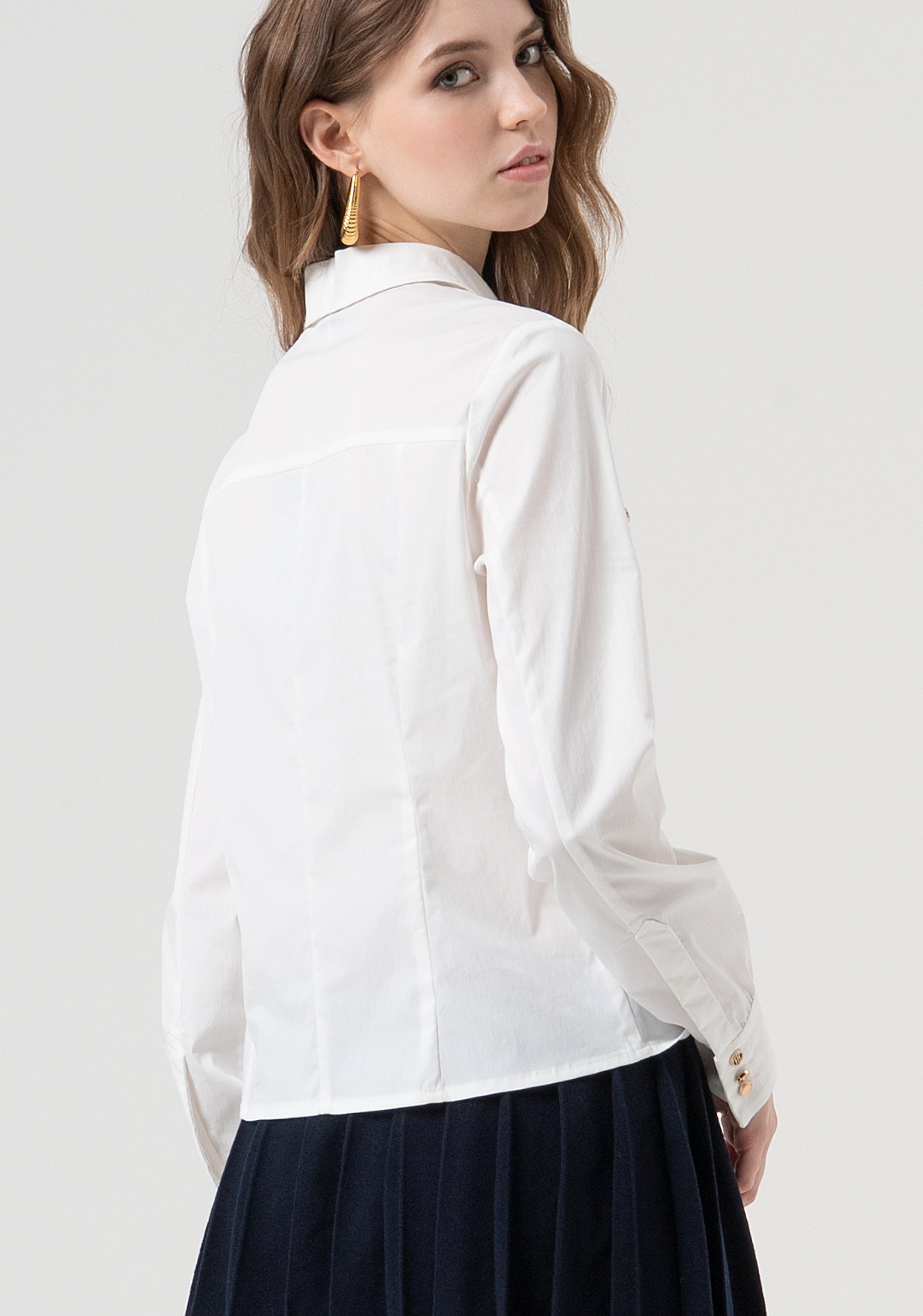 Shirt regular fit made in stretch popeline Fracomina FR25WT6016W80101-278-4