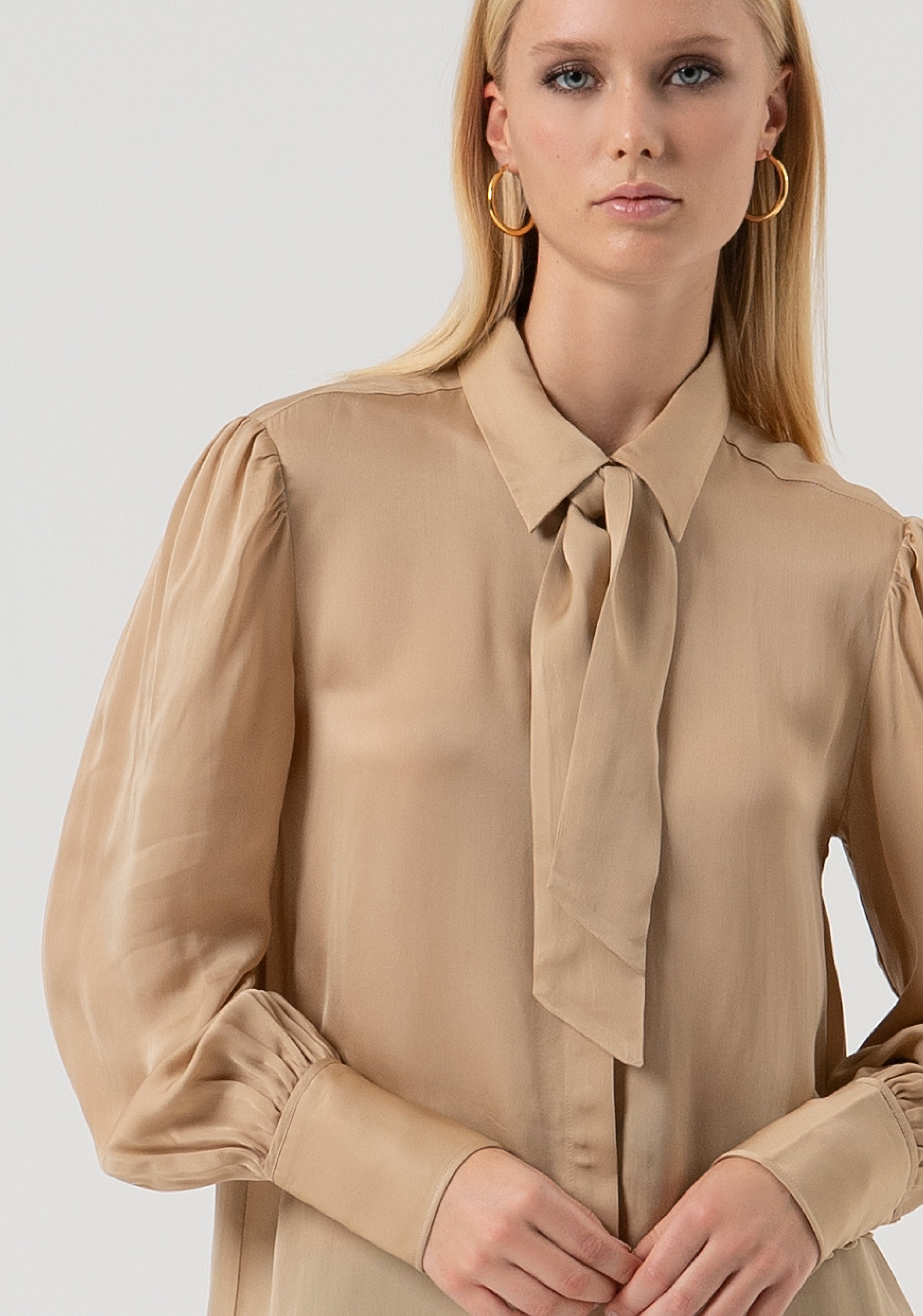 Shirt regular fit with silk Fracomina FR25WT6019W80701-L20-2
