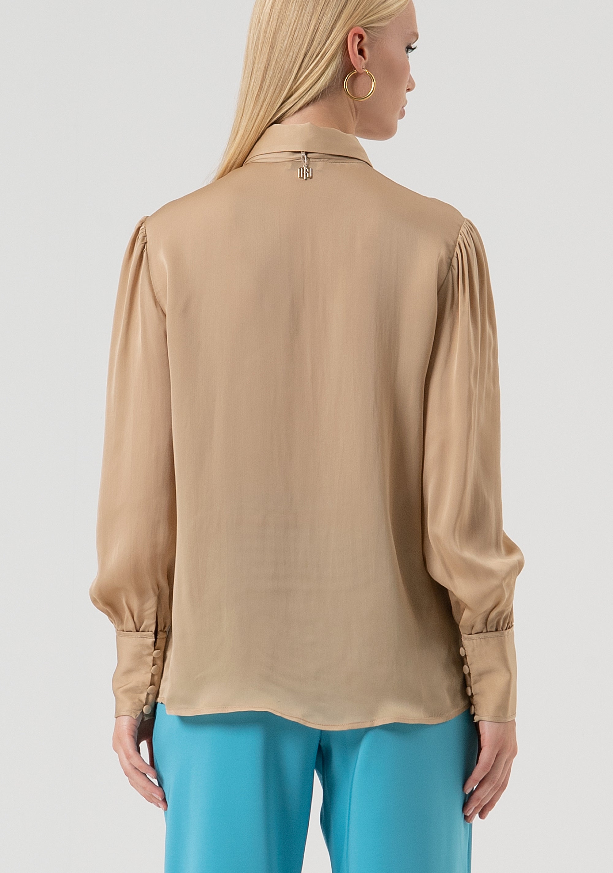 Shirt regular fit with silk Fracomina FR25WT6019W80701-L20-4