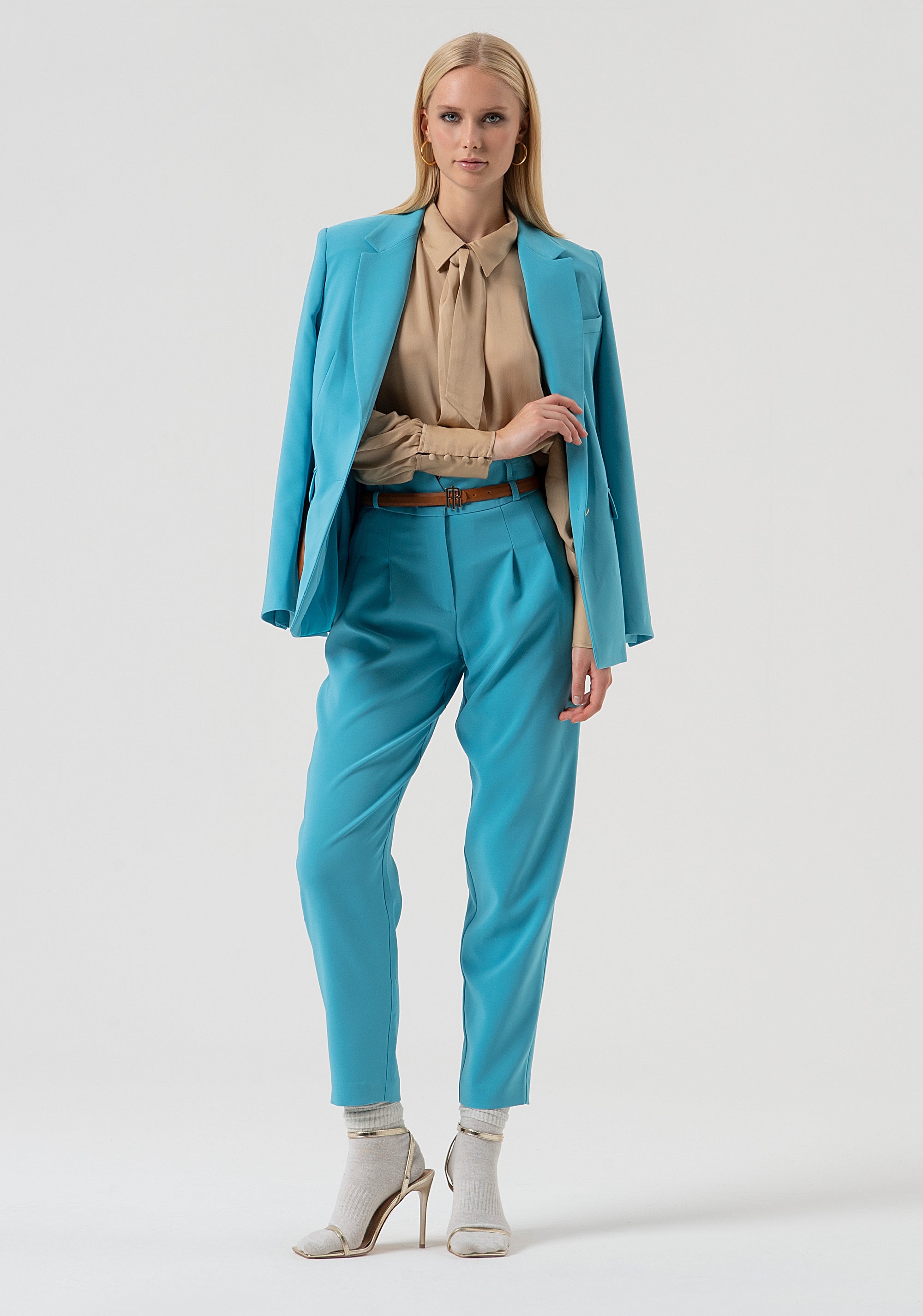 Shirt regular fit with silk Fracomina FR25WT6019W80701-L20-5