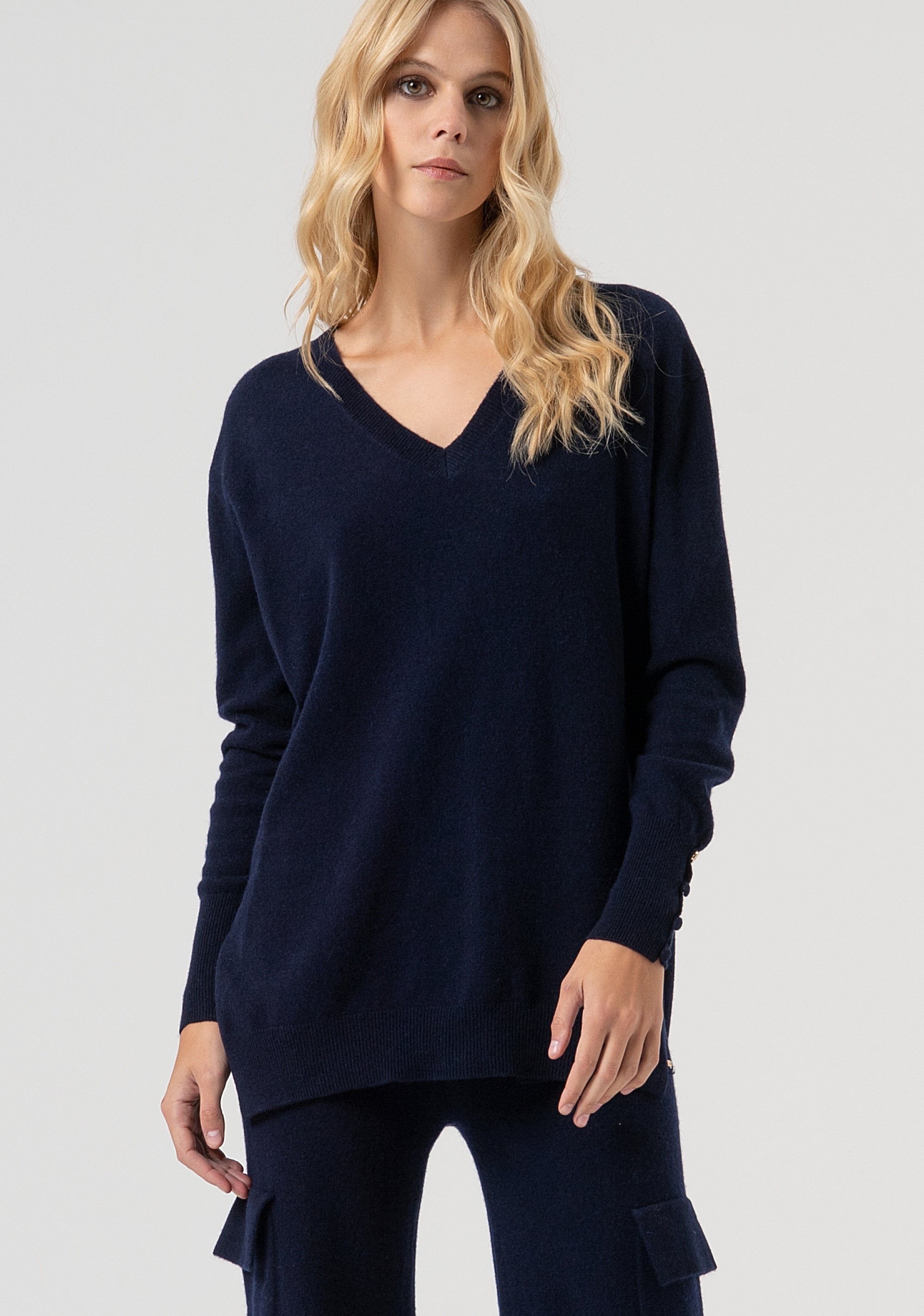 Knitwear over fit made in wool Fracomina FR25WT7010K47301-117-1