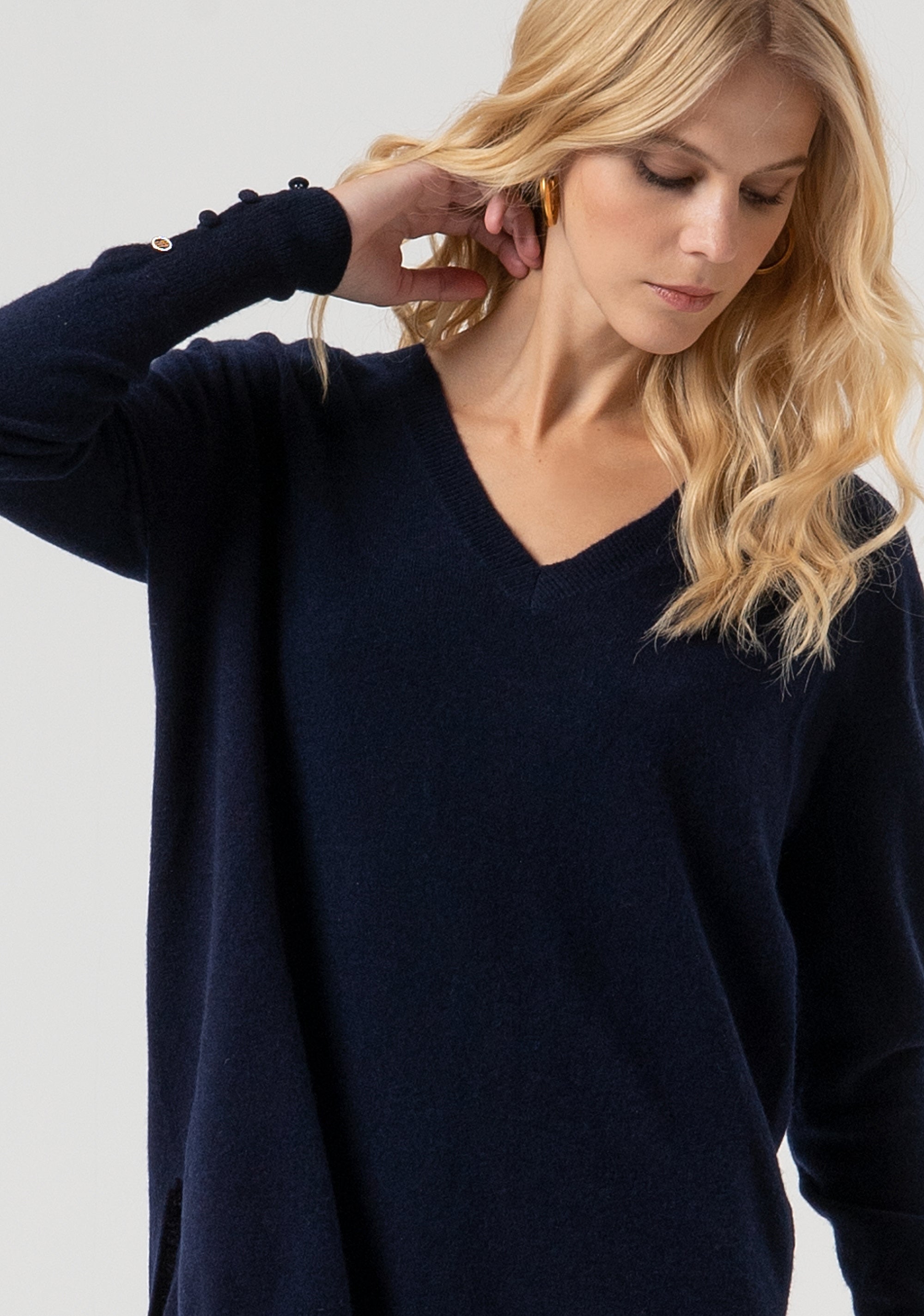 Knitwear over fit made in wool Fracomina FR25WT7010K47301-117-2