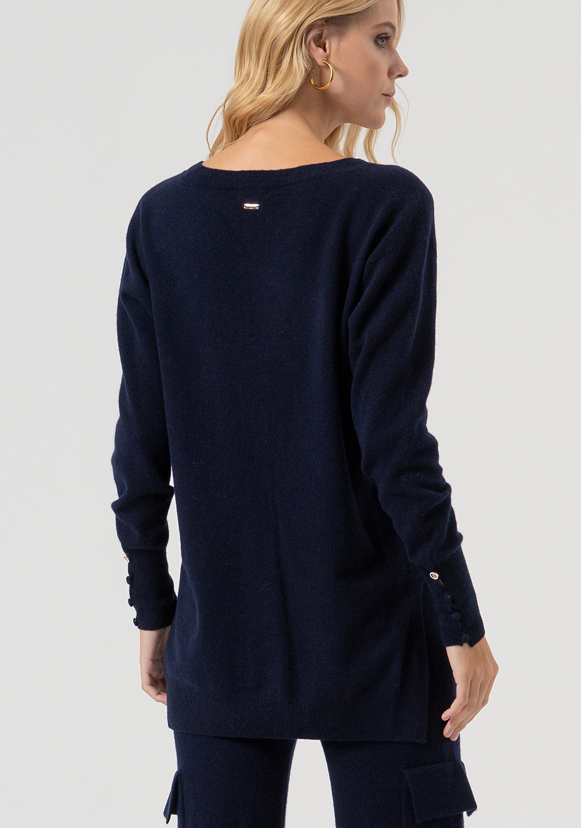 Knitwear over fit made in wool Fracomina FR25WT7010K47301-117-3