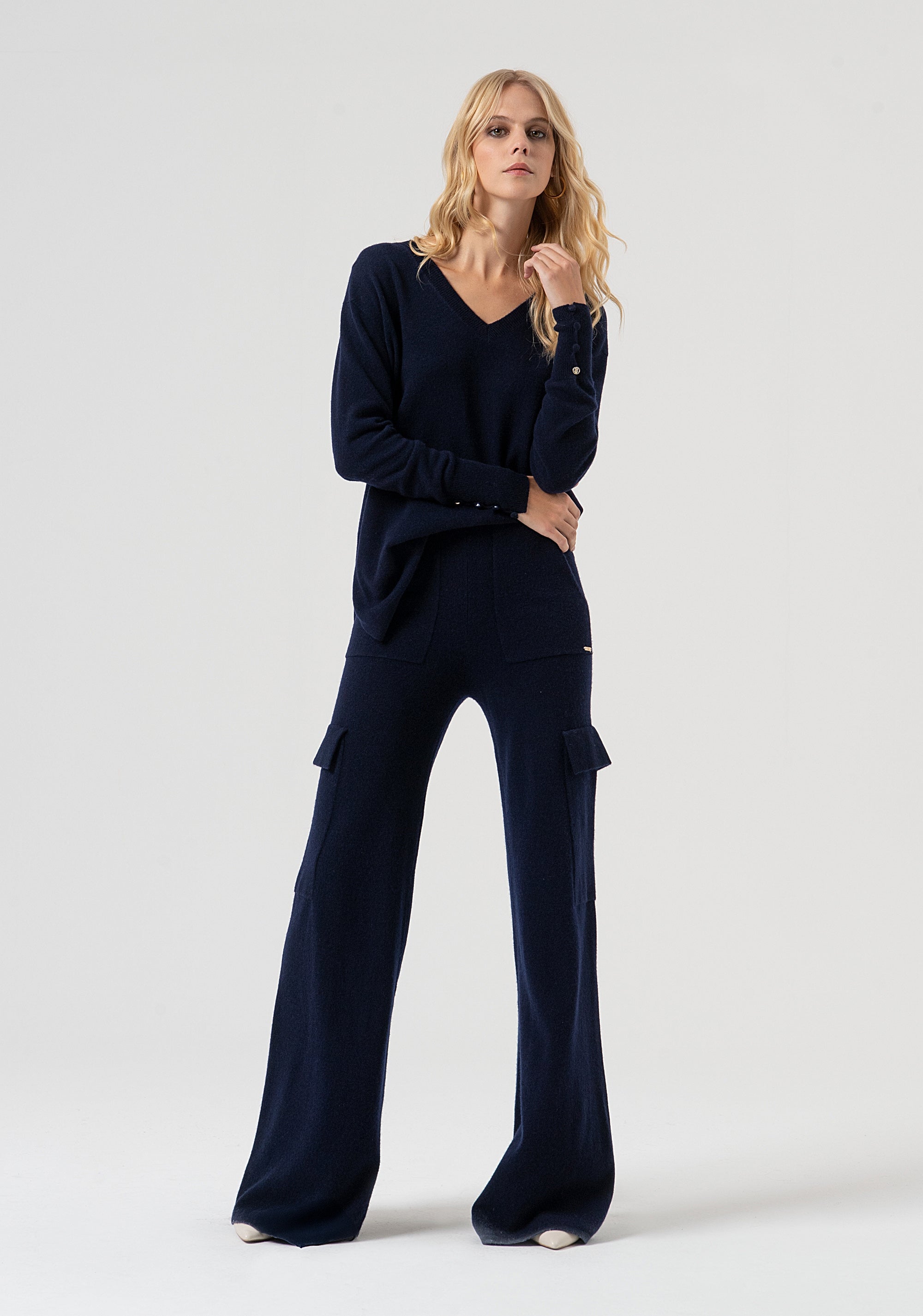 Knitwear over fit made in wool Fracomina FR25WT7010K47301-117-4