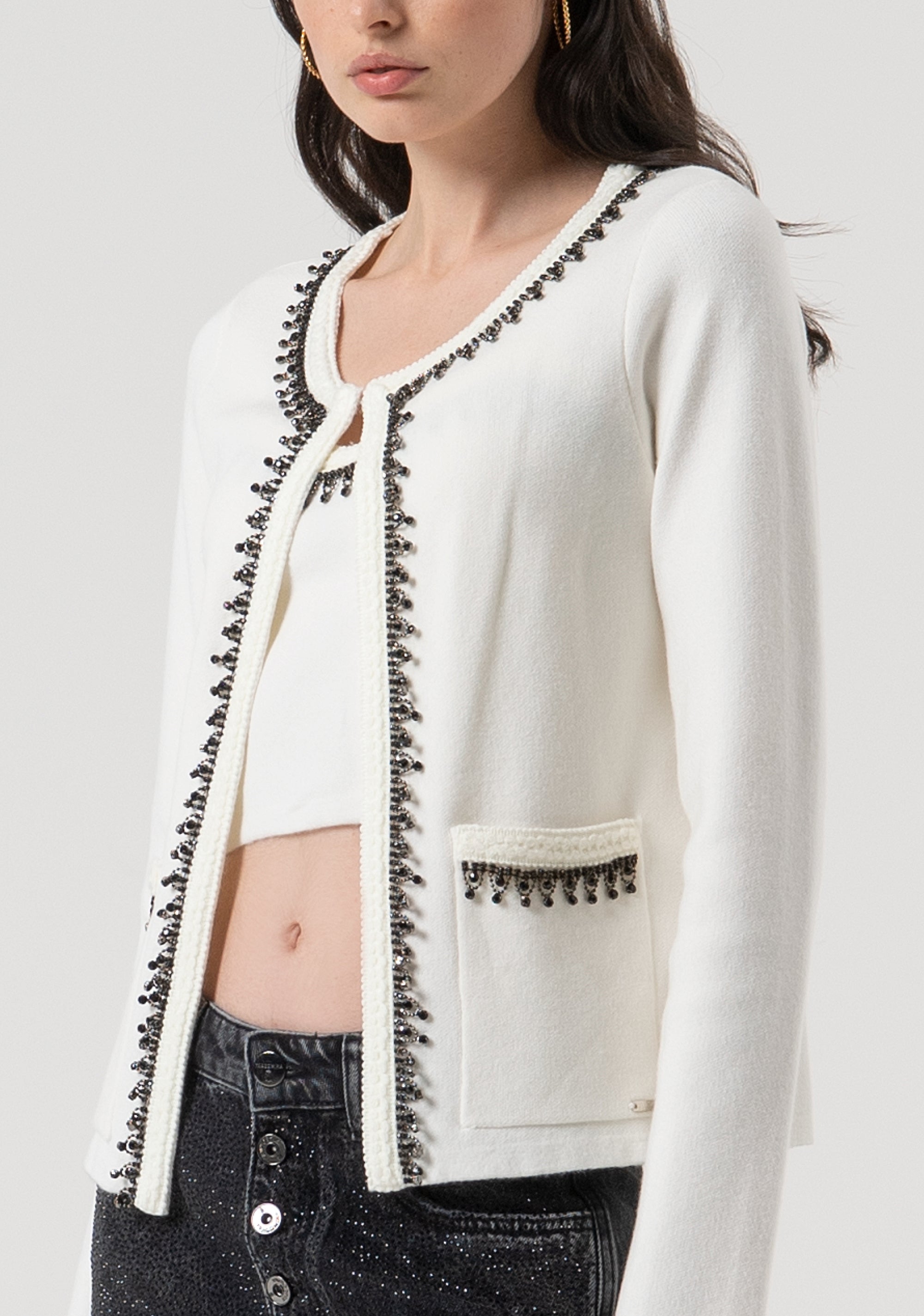 Cardigan opened regular fit Fracomina FR25WT8009K50401-108-2