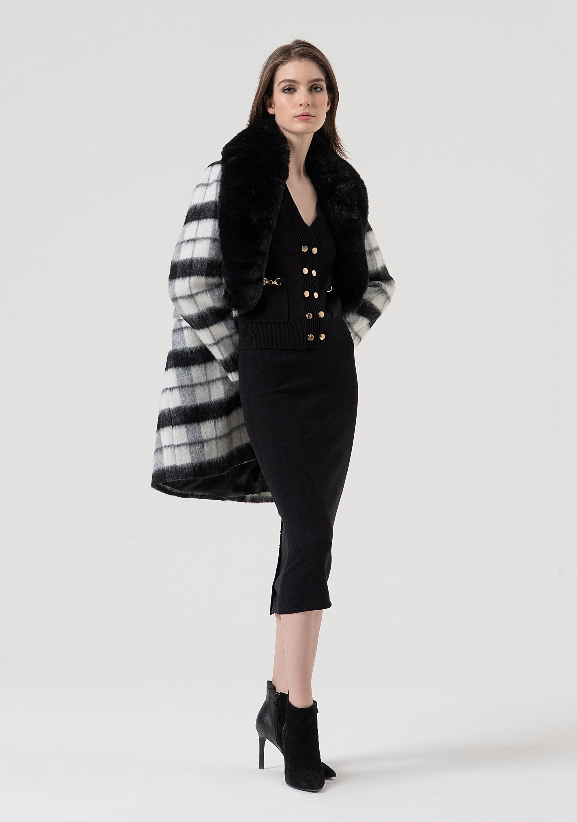 Cardigan regular fit double breasted Fracomina FR25WT8010K55601-053-5