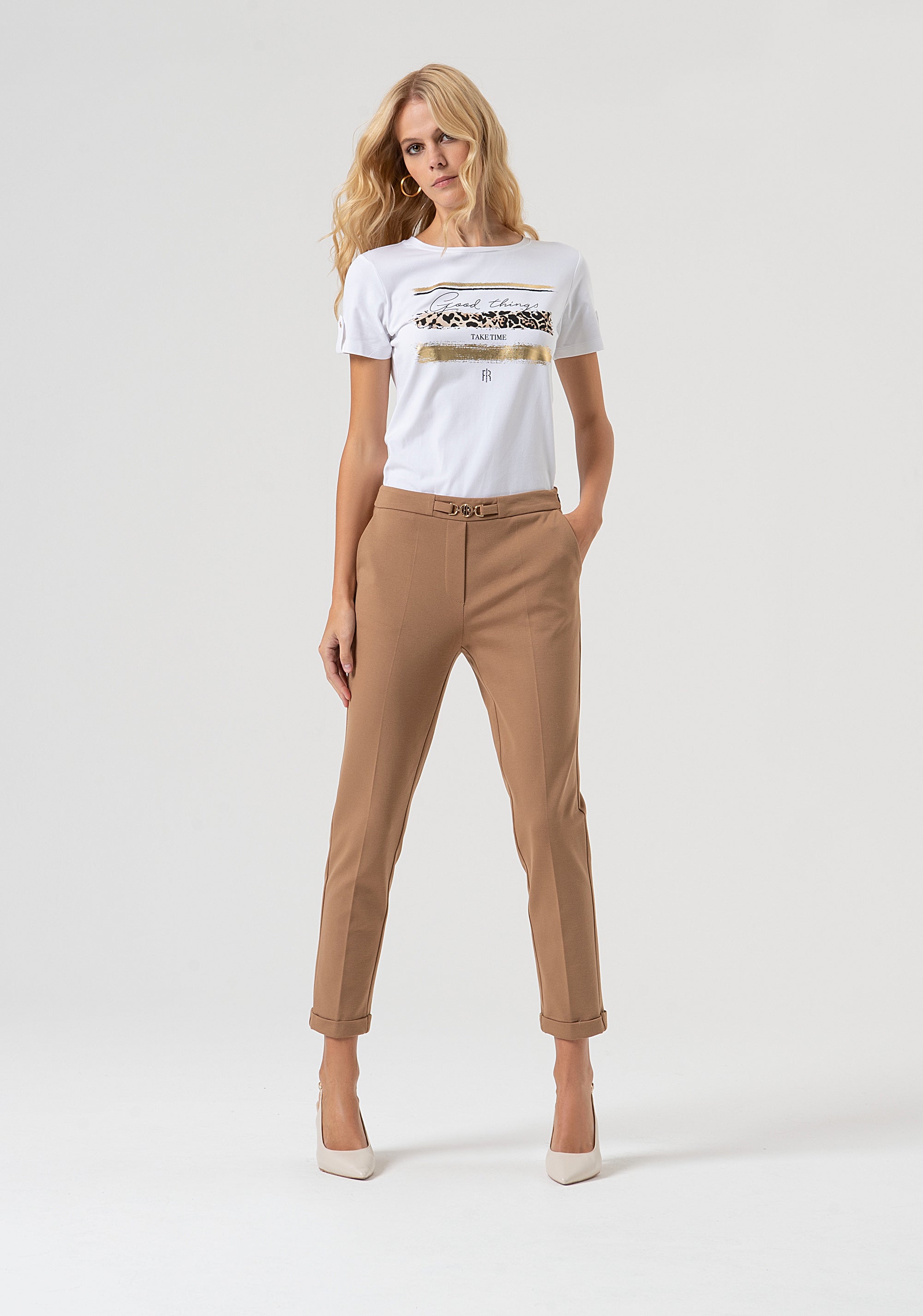 Chino pant slim fit Fracomina FR25WV4003W72701-093-1