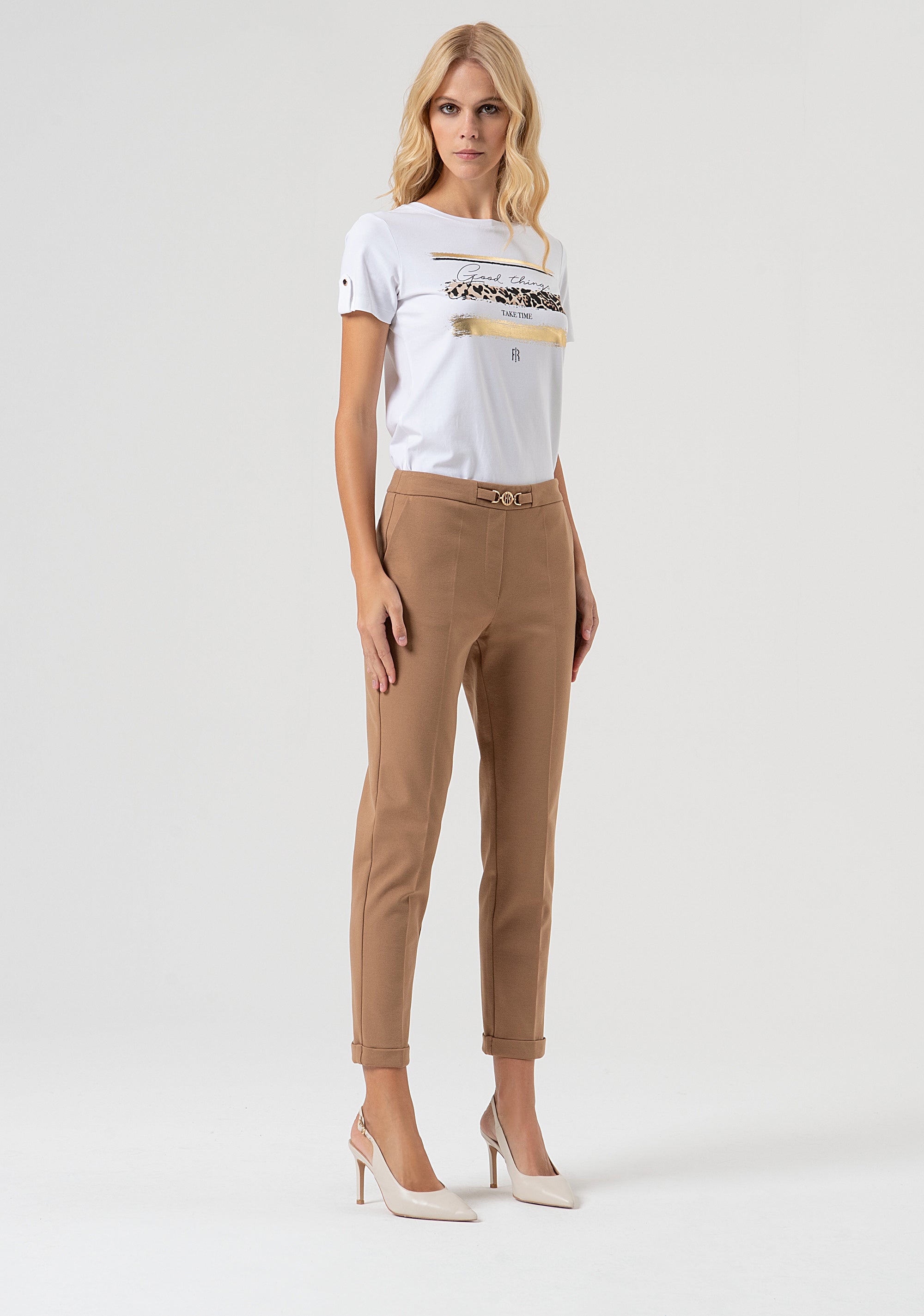 Chino pant slim fit Fracomina FR25WV4003W72701-093-3