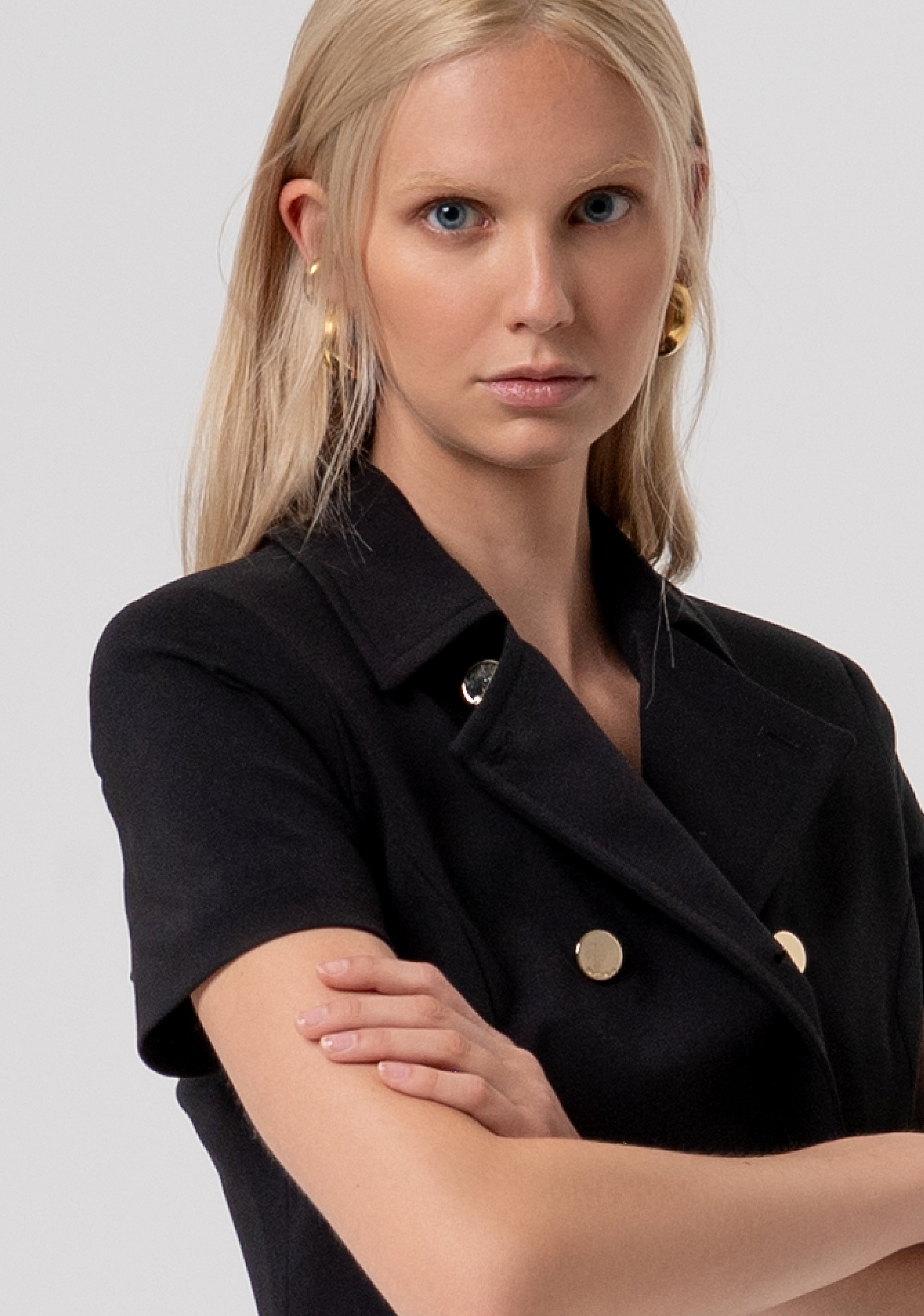 Mini dress regular fit double breasted Fracomina FR26SD1001W51501-053-3