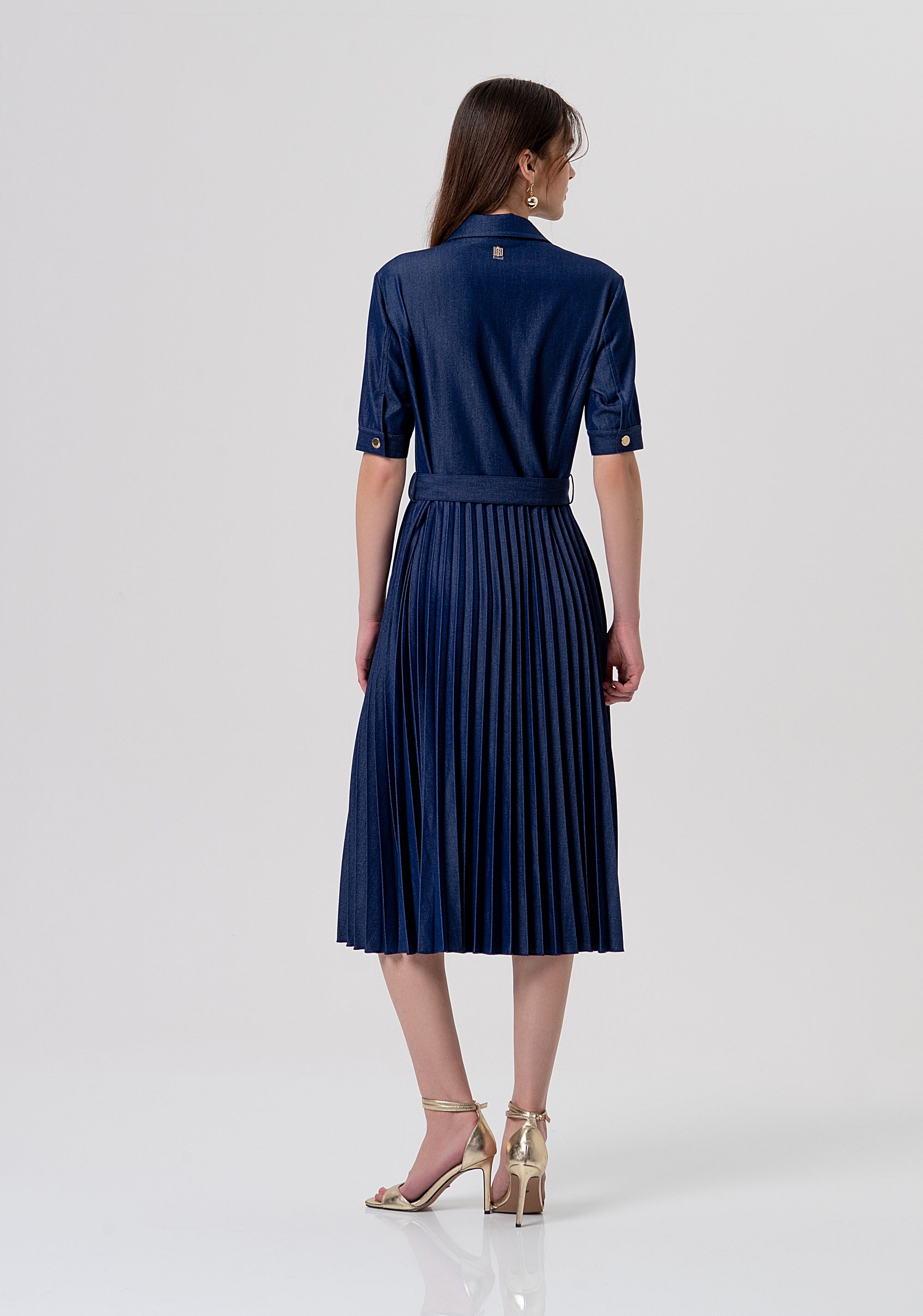 Chemisier dress regular fit middle length Fracomina FR26SD4003D470F9-117-4