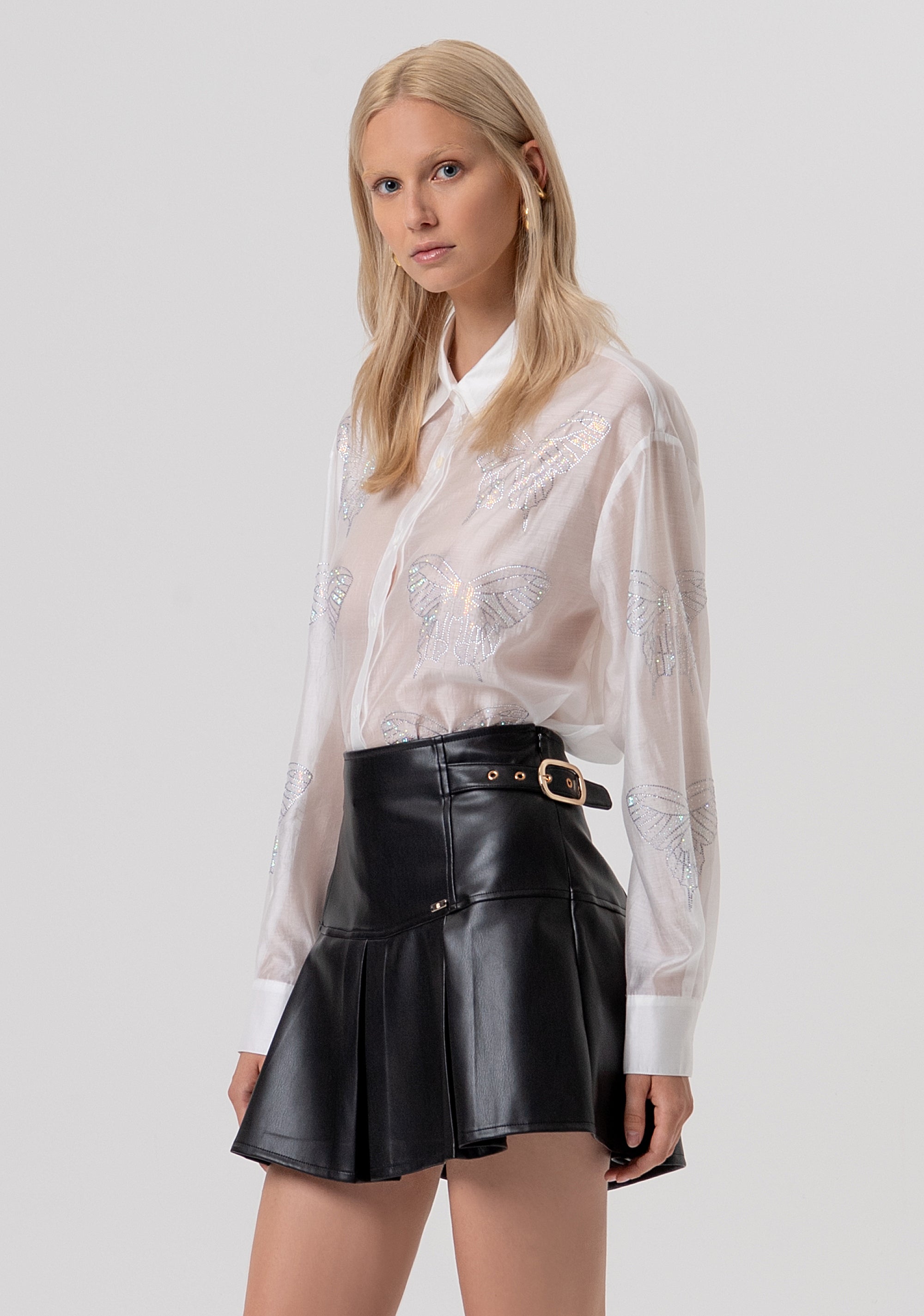 Mini skirt flare Fracomina FR26SG1006P41101-053-2