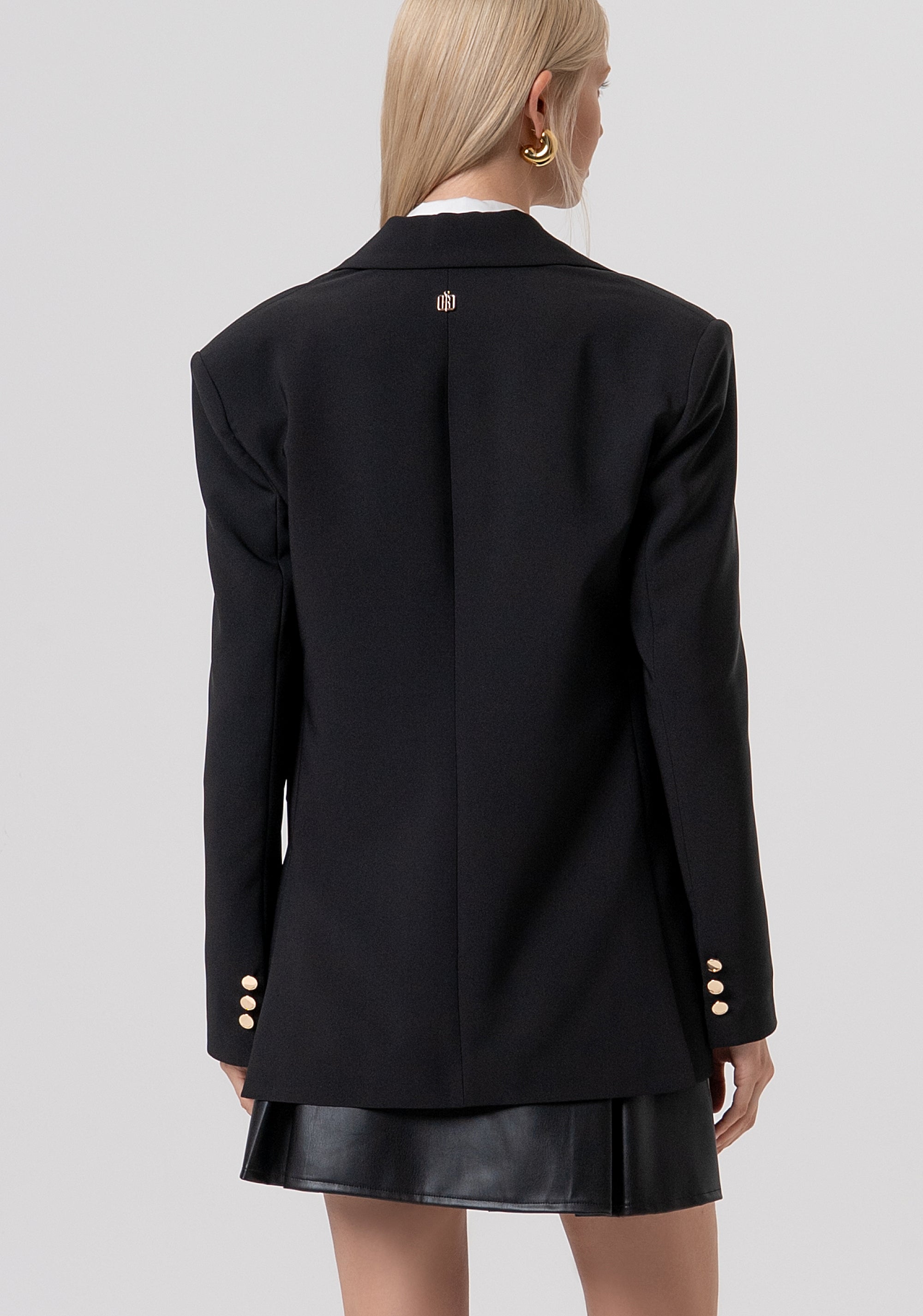 Long blazer jacket regular fit double breasted Fracomina FR26SJ3001W42901-053-3