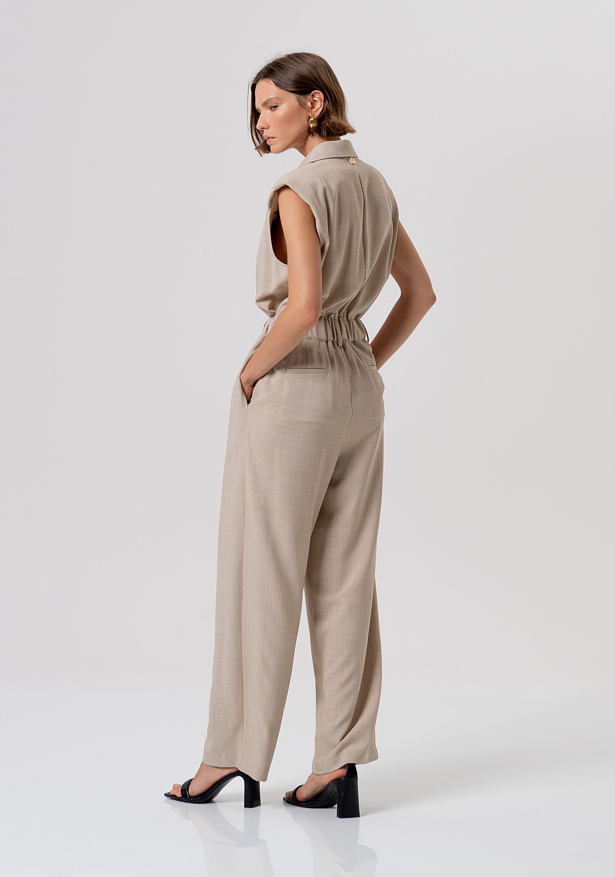 Sleeveless overall with long pant Fracomina FR26SO2005W76301-569-3