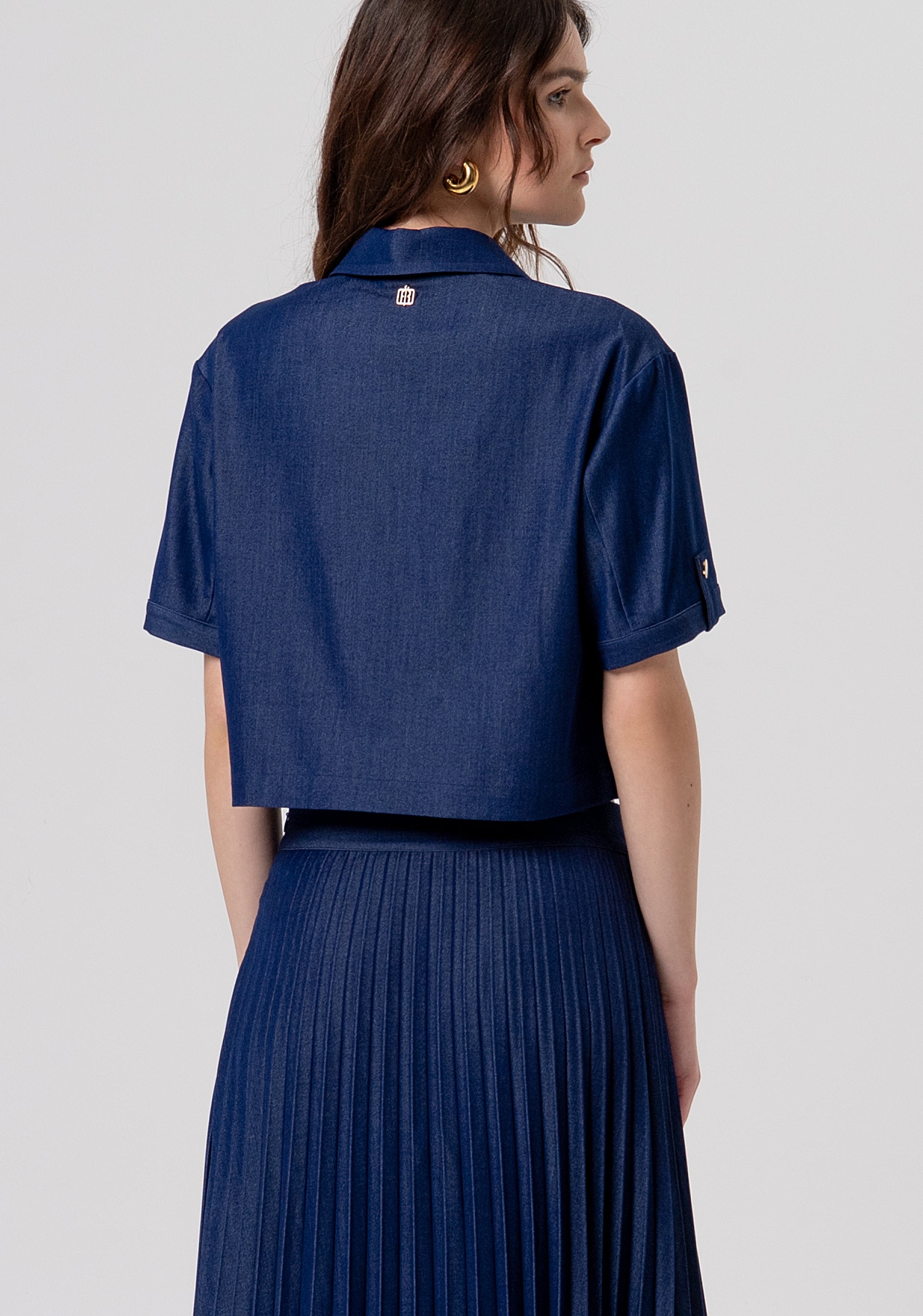 Polo regular fit with metallic buttons Fracomina FR26ST1015D47001-117-3