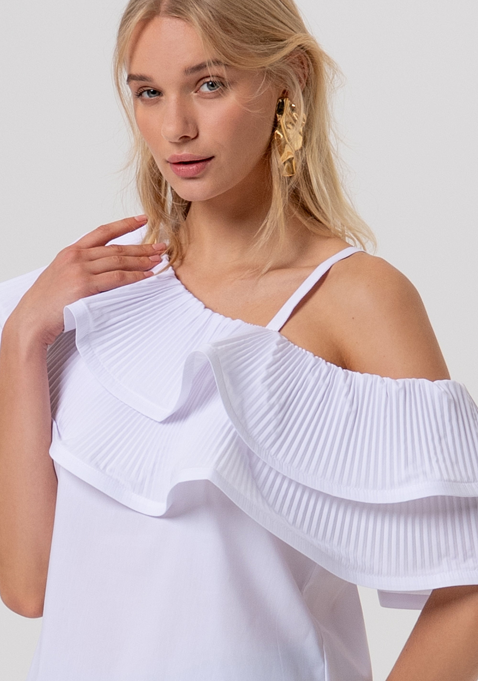 Top regular fit single shoulder Fracomina FR26ST2004W697F9-278-2