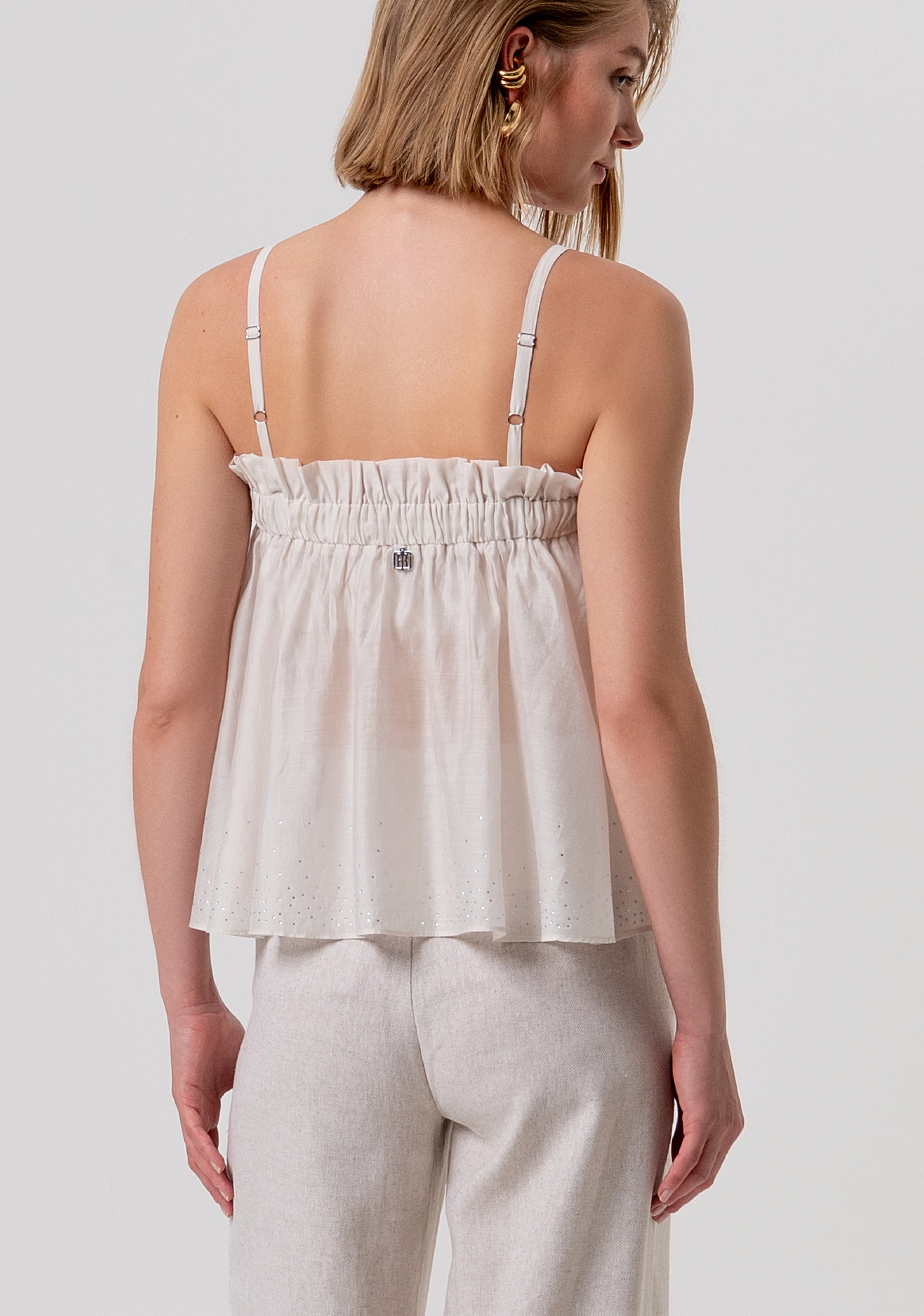 Top A-shape made in tencel Fracomina FR26ST2007W83401-251-3
