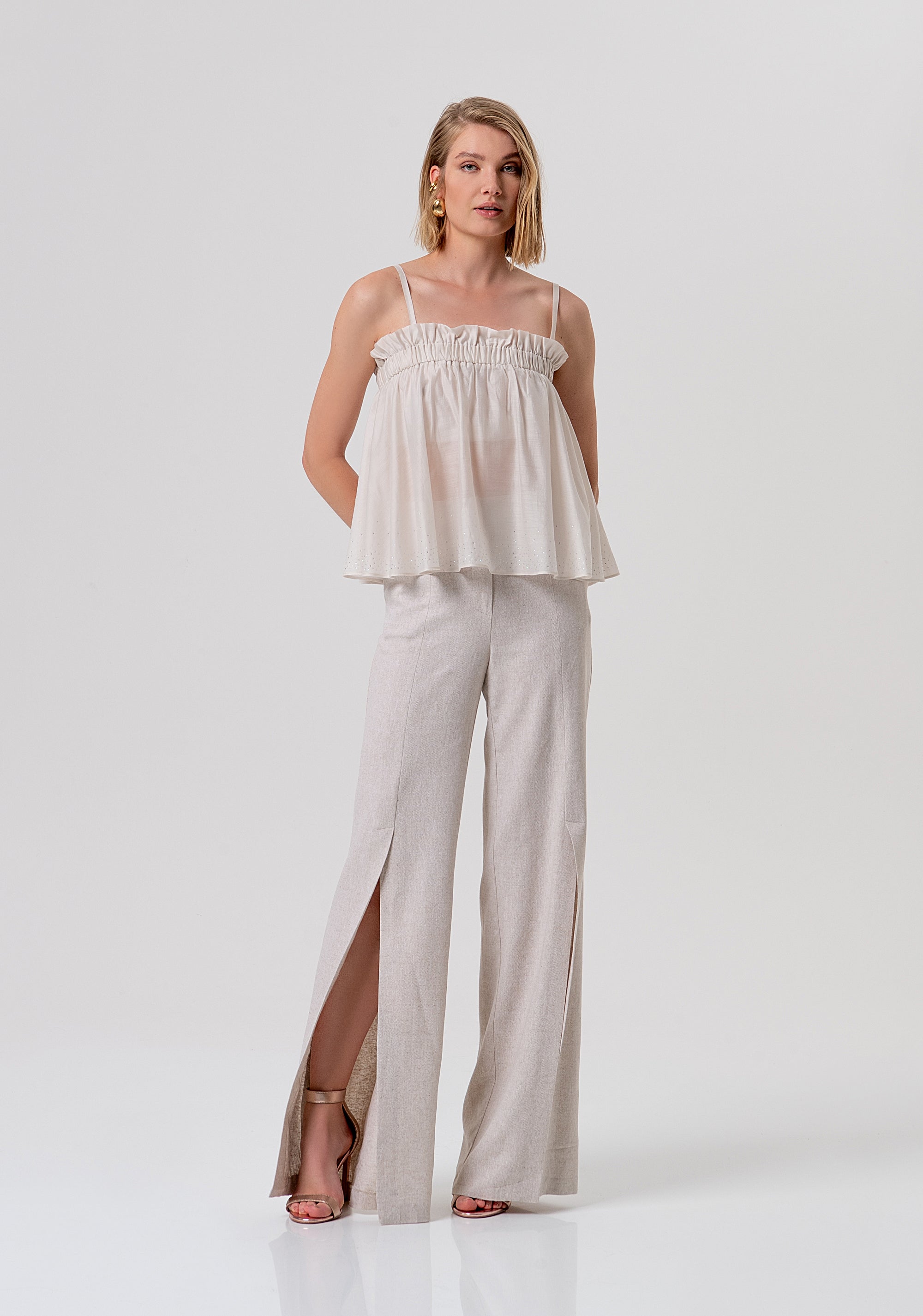 Top A-shape made in tencel Fracomina FR26ST2007W83401-251-4