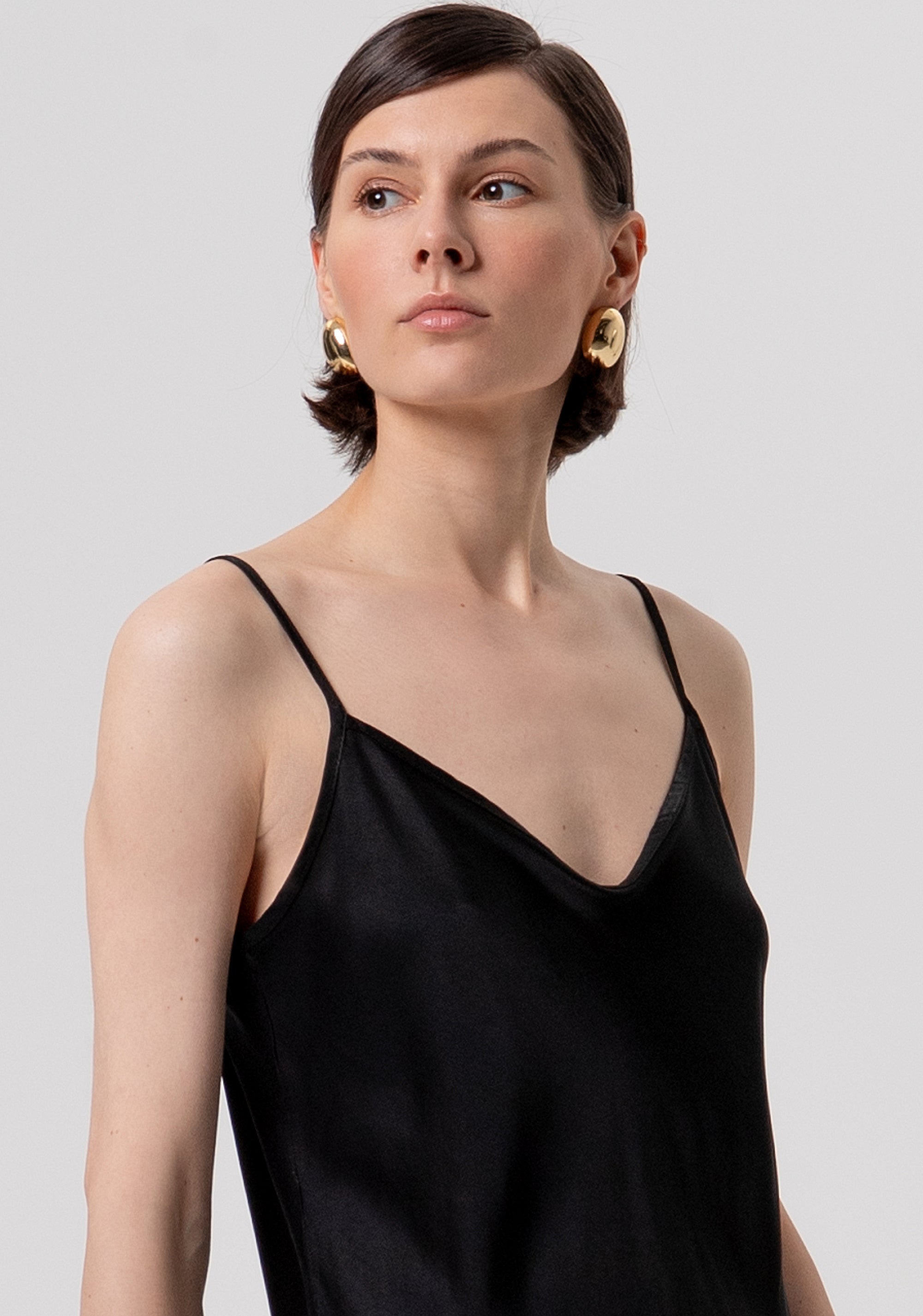 Tank top made in viscose satin Fracomina FR26ST2033W41301-053-2