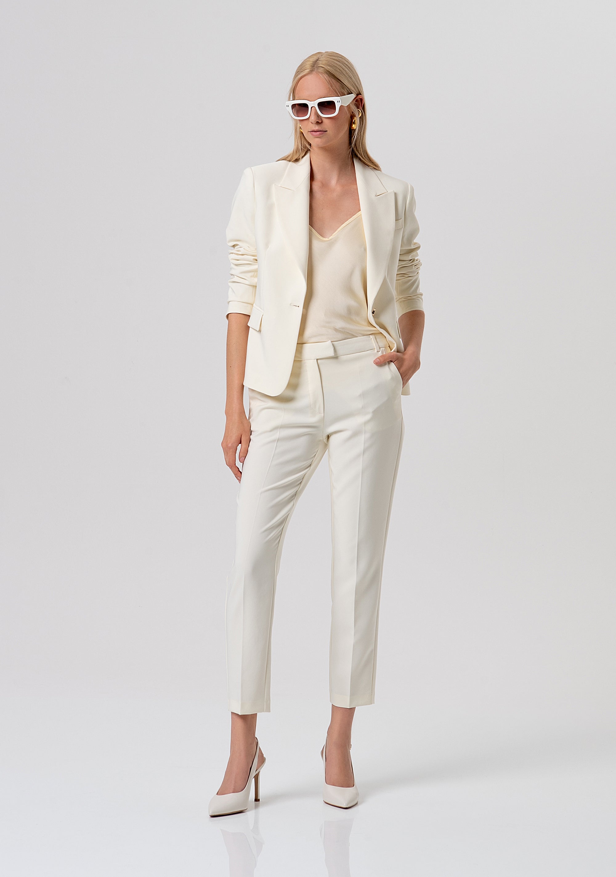 Tank top made in viscose satin Fracomina FR26ST2033W41301-B59-4