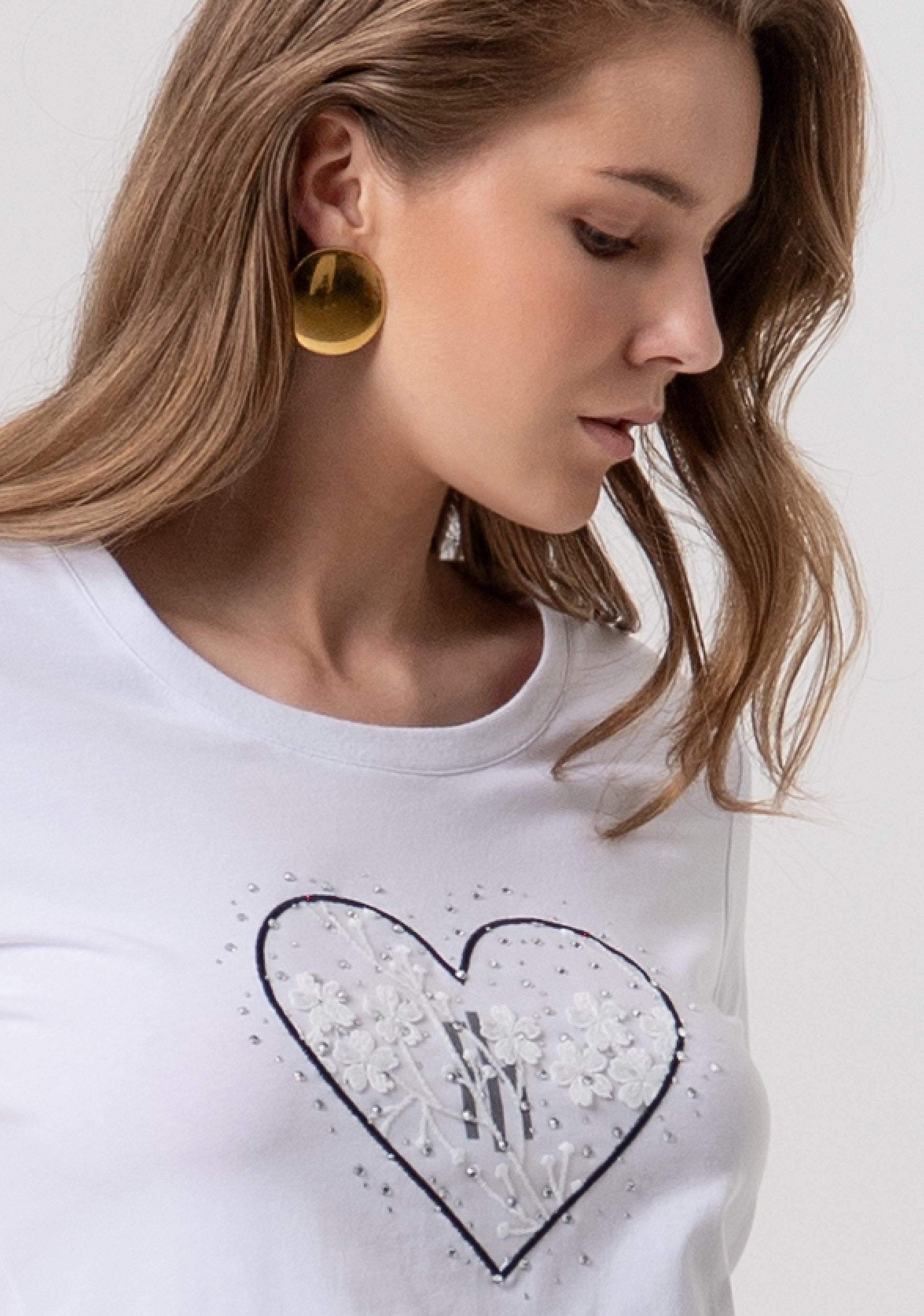 T-shirt slim fit made in cotton jersey Fracomina FR26ST3002J401N5-278-2