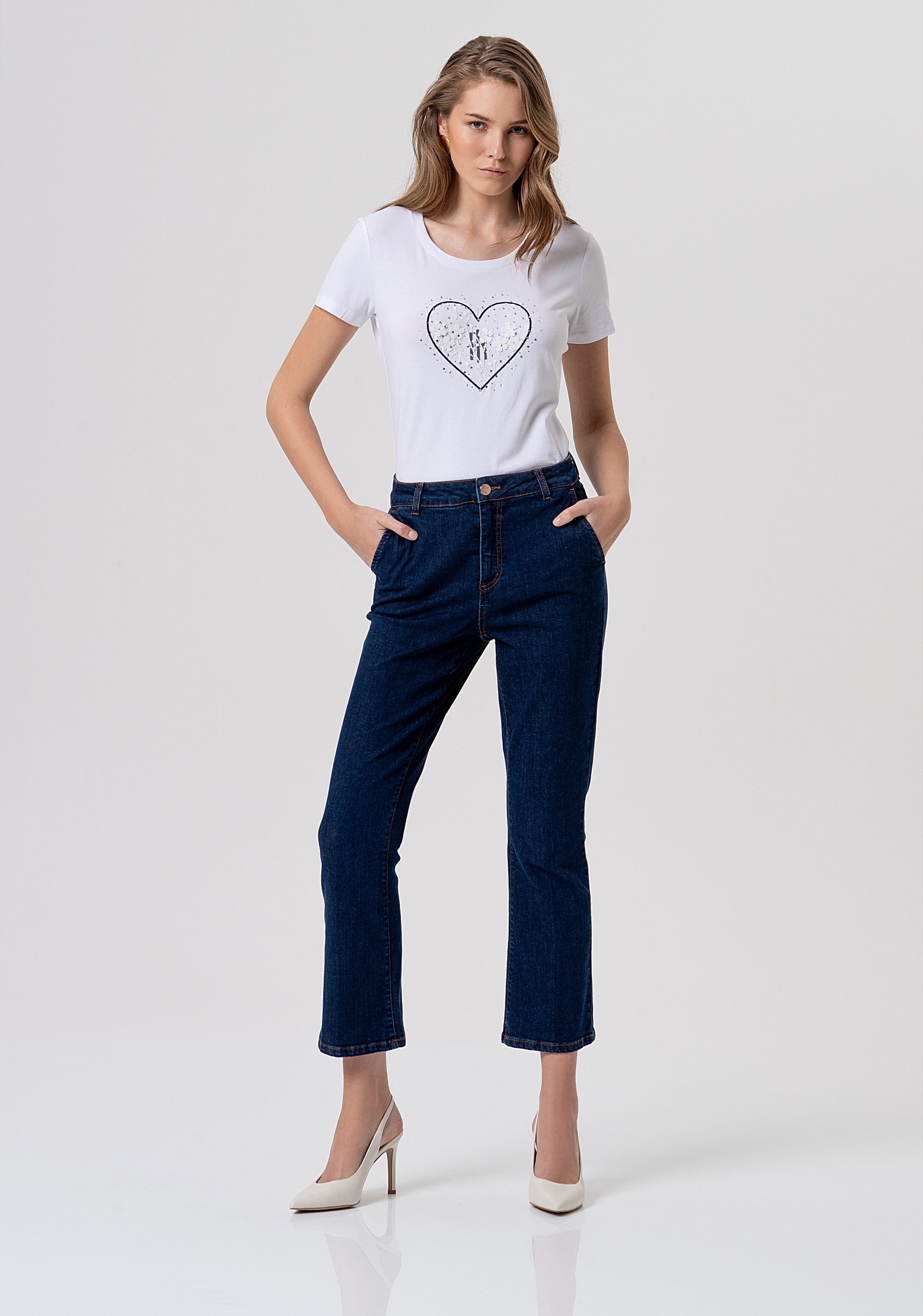 T-shirt slim fit made in cotton jersey Fracomina FR26ST3002J401N5-278-4