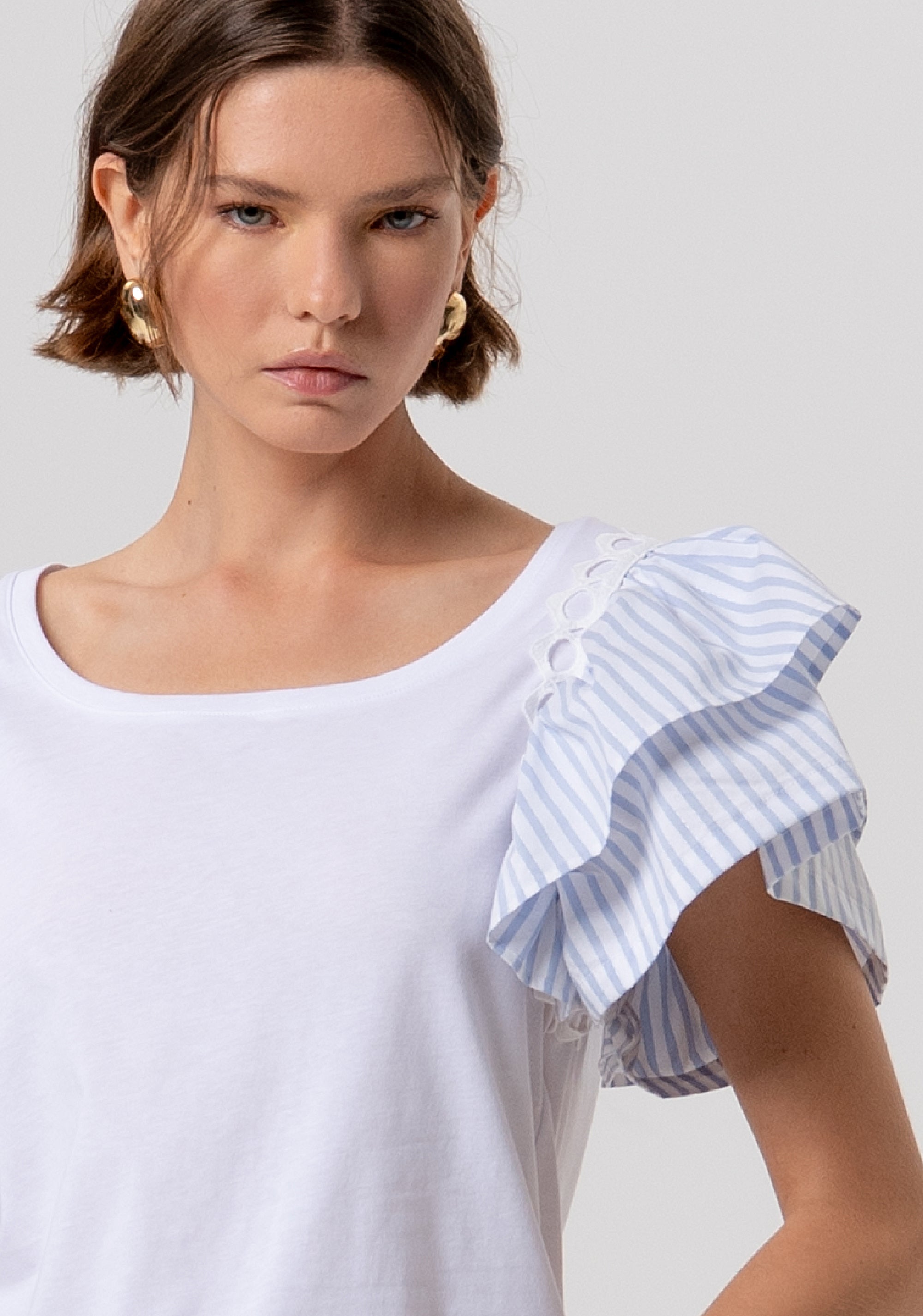 T-shirt regular fit made in jersey Fracomina FR26ST3036J40001-I24-2